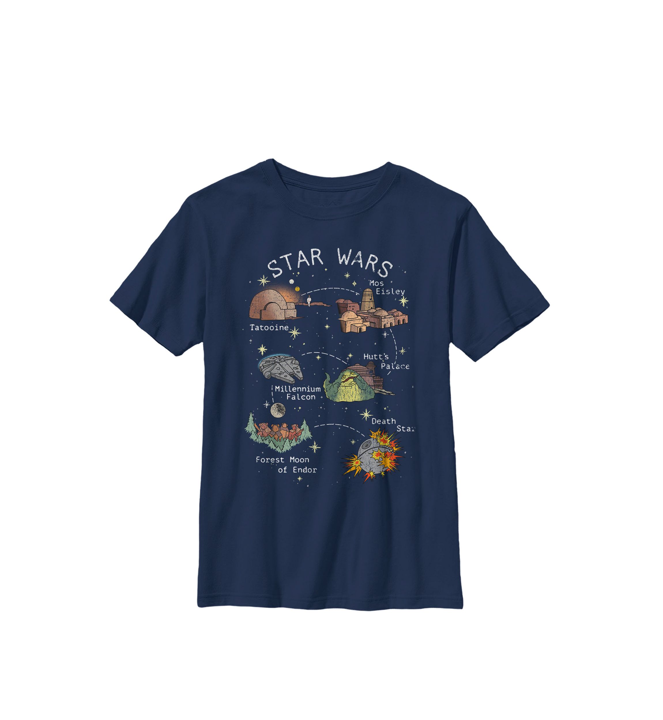 Story Map Crew Graphic T-Shirt