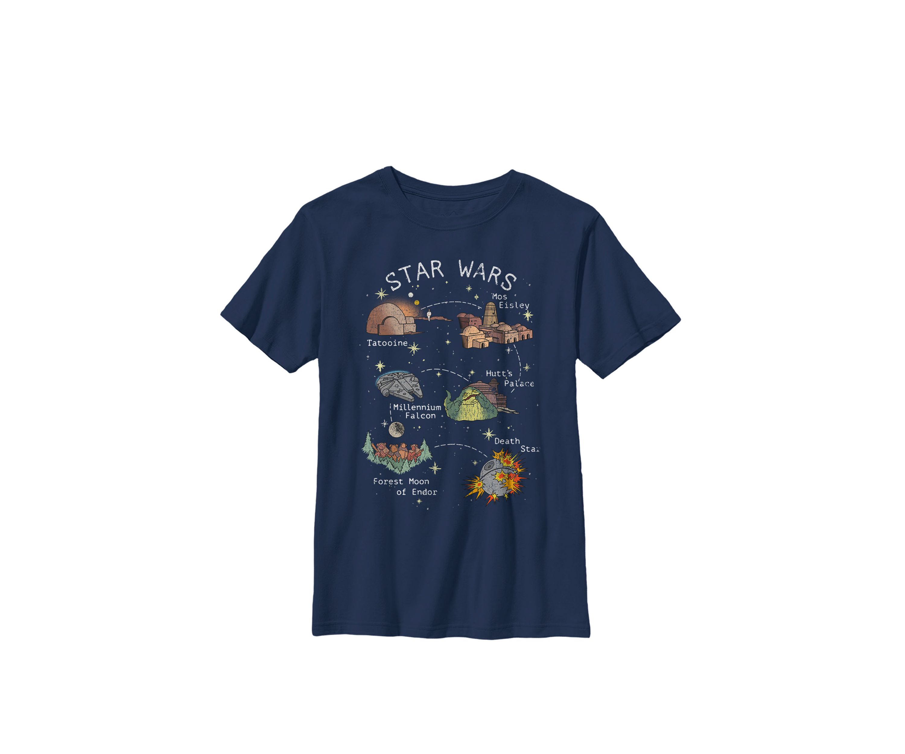 Story Map Crew Graphic T-Shirt