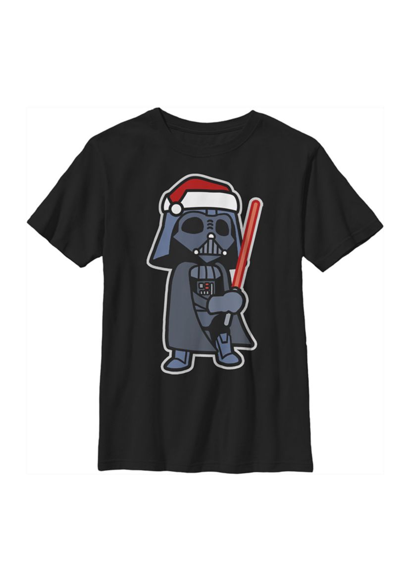 Boys 4-7 Darth Santa Graphic Top