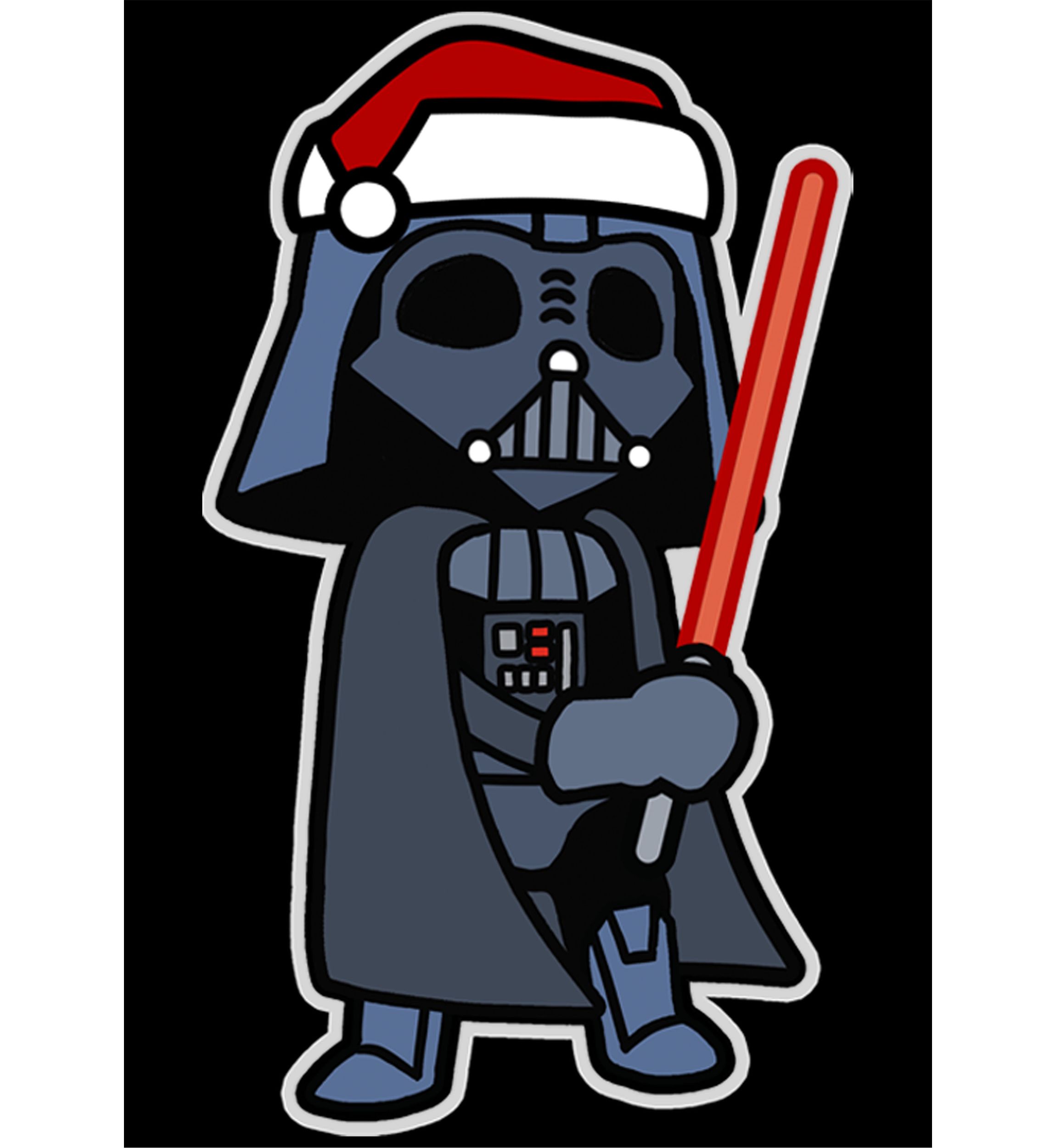 Boys 4-7 Darth Santa Graphic Top