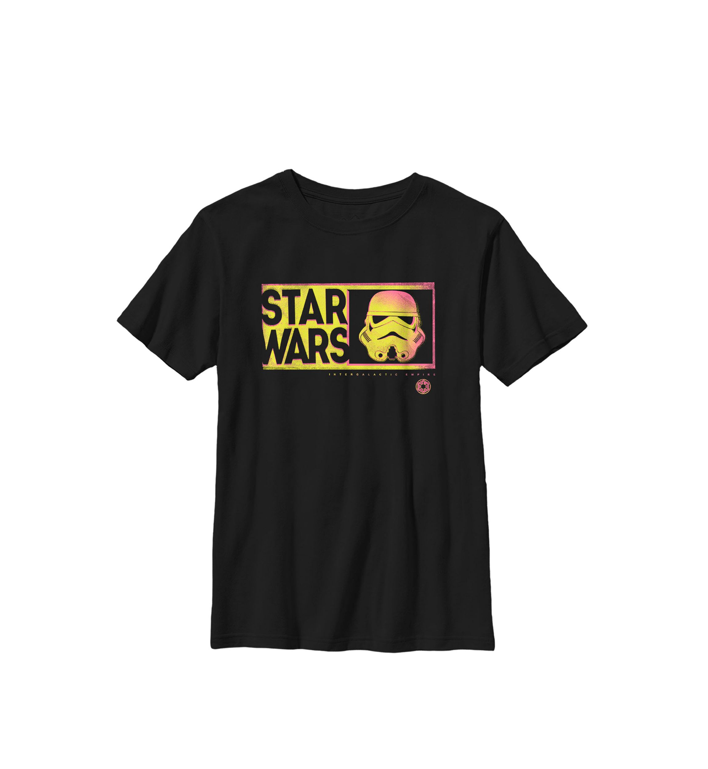 Storm Trooper Neon Helmet B1 Crew Graphic T-Shirt