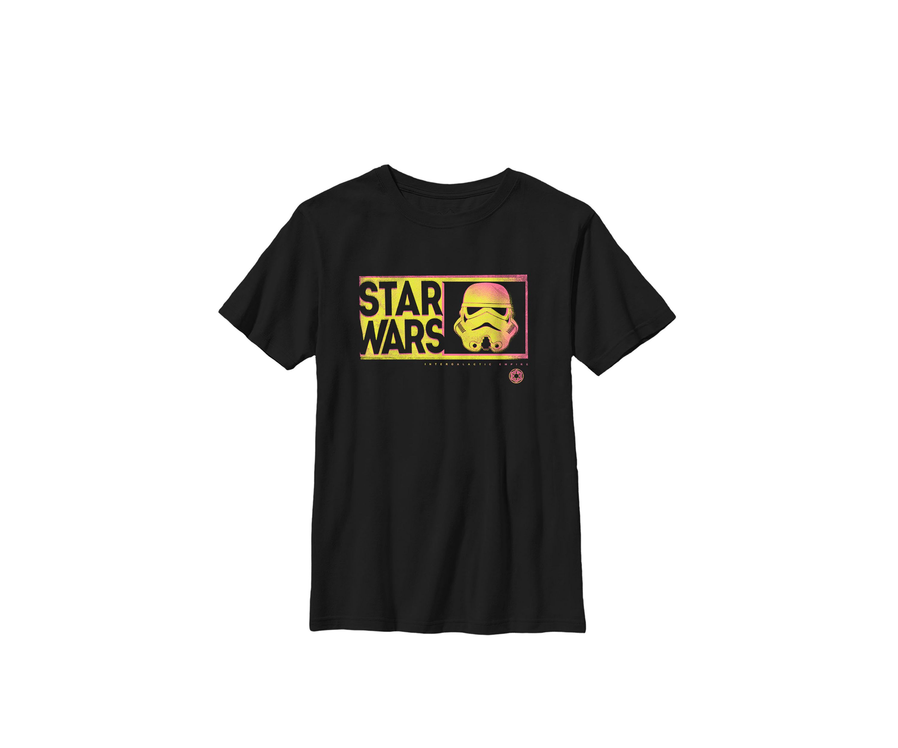Storm Trooper Neon Helmet B1 Crew Graphic T-Shirt