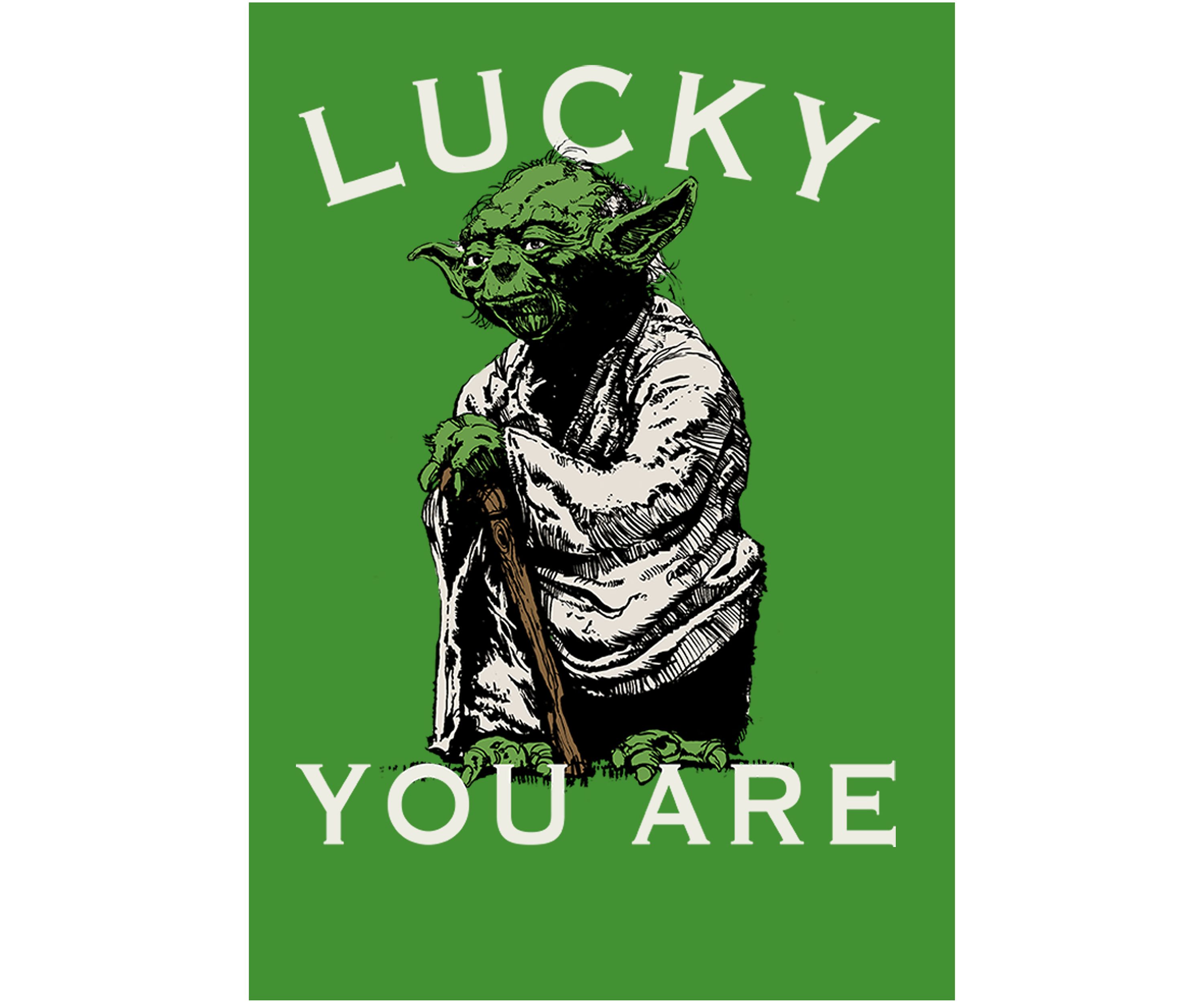 Boys 4-7  Lucky Yoda Graphic T-Shirt