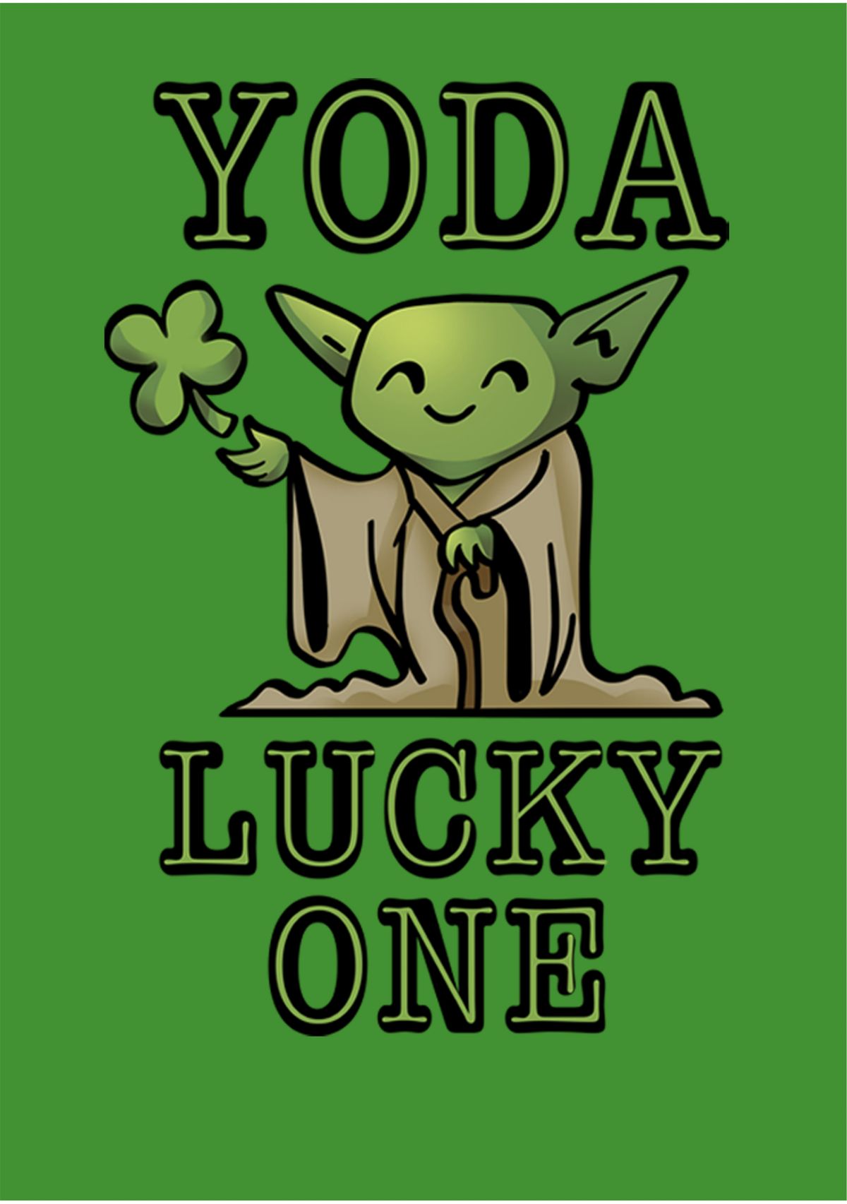 Boys 4-7  Yoda So Lucky Graphic T-Shirt