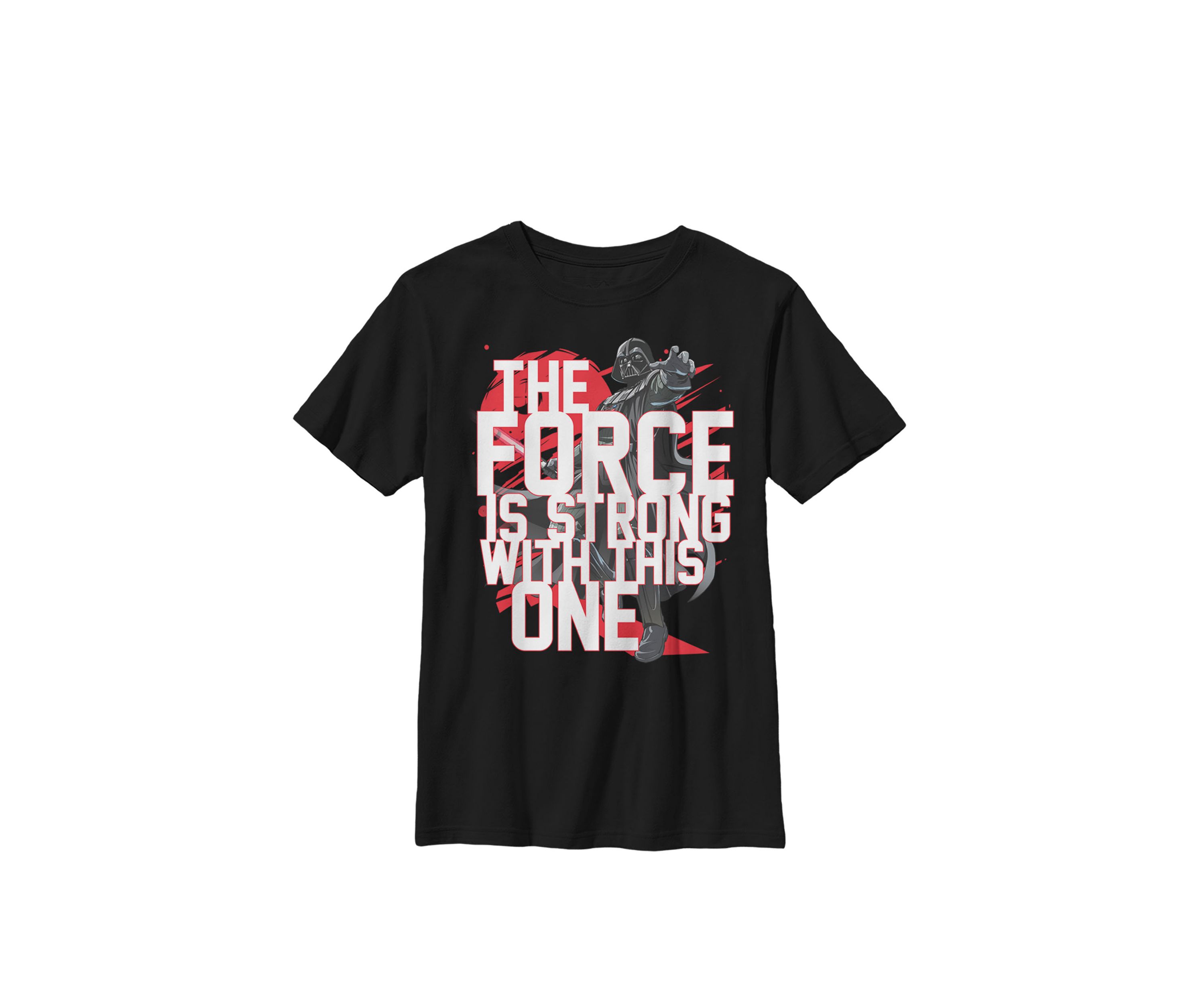 Force Is Strong Darth Vader Crew Graphic T-Shirt
