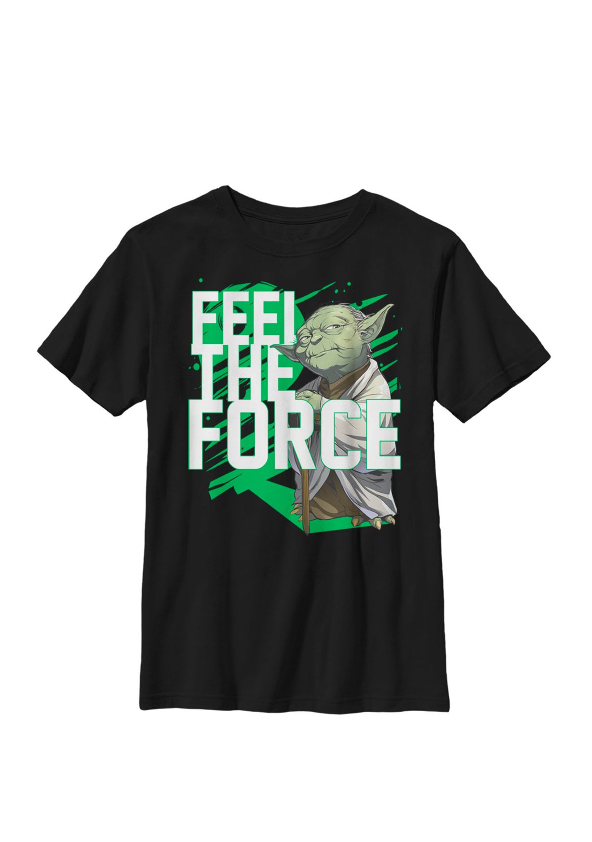 Feel The Force Yoda Crew Graphic T-Shirt
