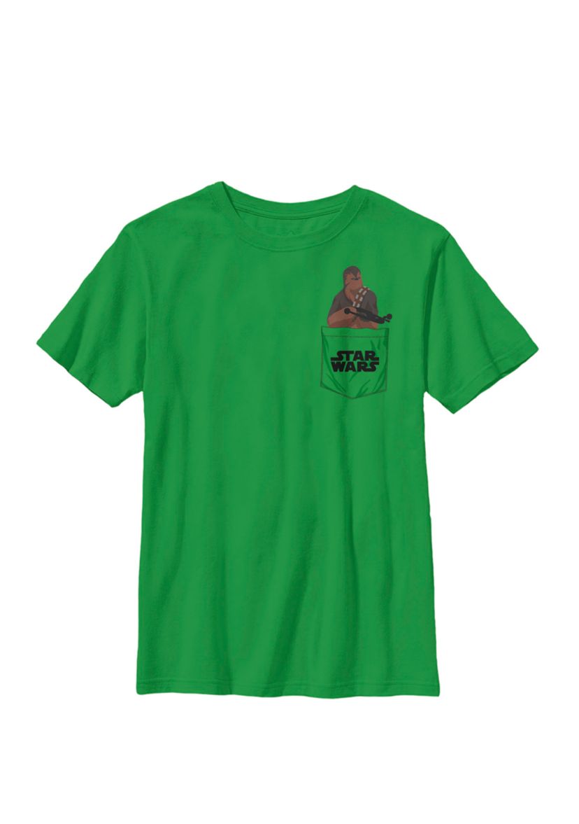 Galaxy Of Adventures Chewbacca Pocket B1 Crew Graphic T-Shirt