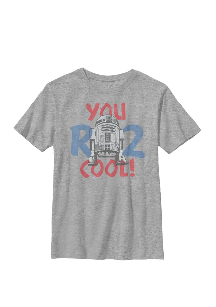 Boys 8-20 R2-D2 You R 2 Cool! B1 Crew Graphic T-Shirt