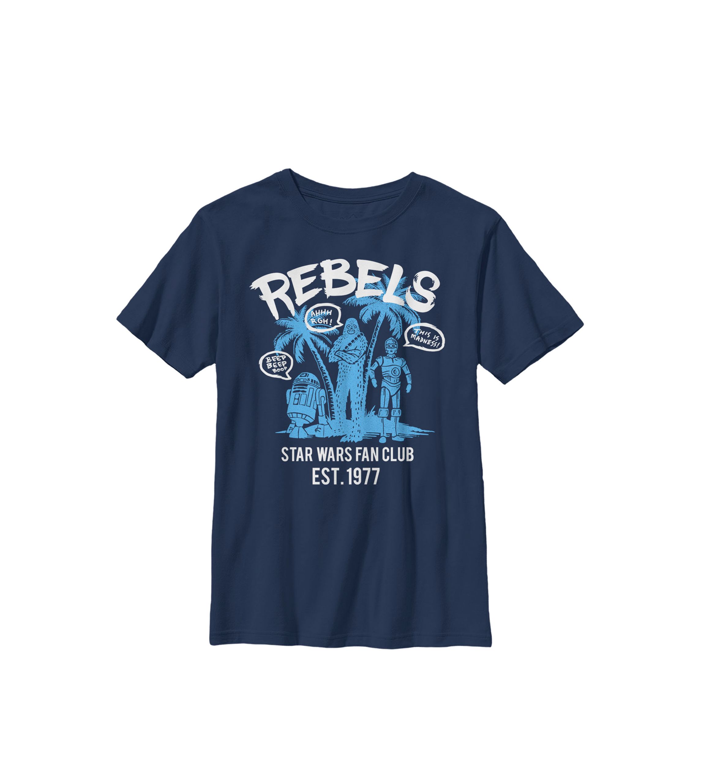 Boys 8-20 Rebels Fan Club 1977 B1 Crew Graphic T-Shirt