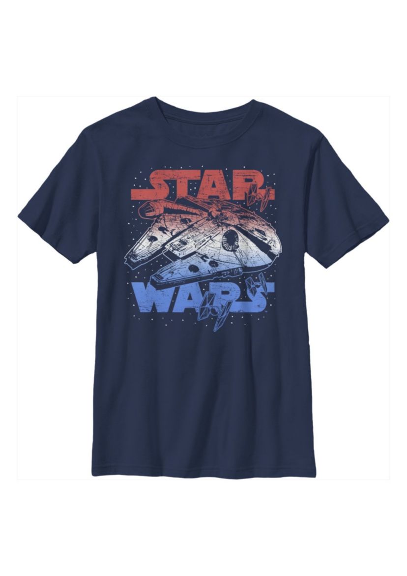 Star Spangled Falcon Graphic T-Shirt