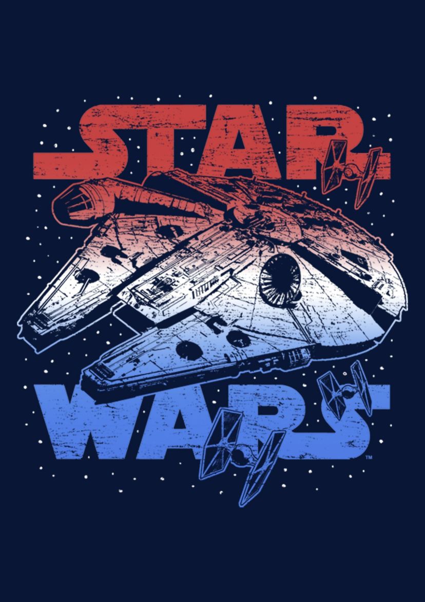 Star Spangled Falcon Graphic T-Shirt