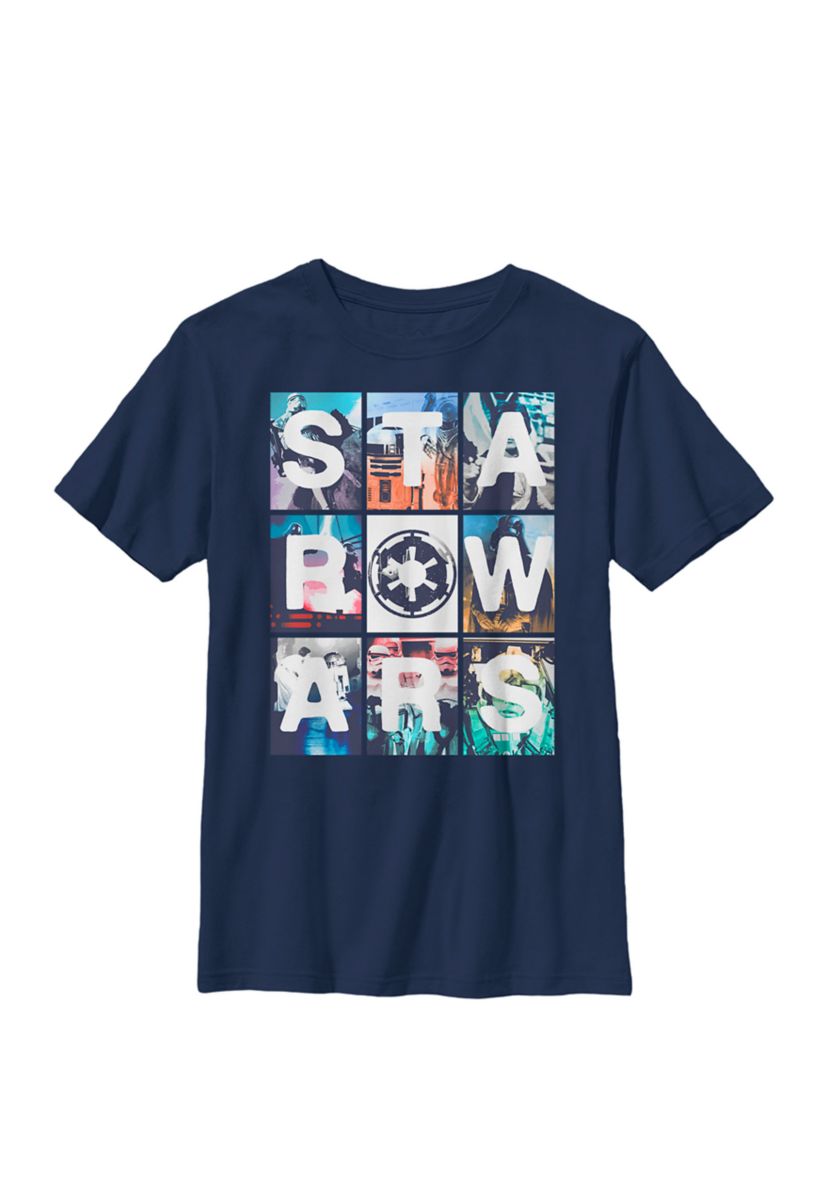 Boys 8-20 Logo Empire Movie Scene Panels B1P Crew Graphic T-Shirt