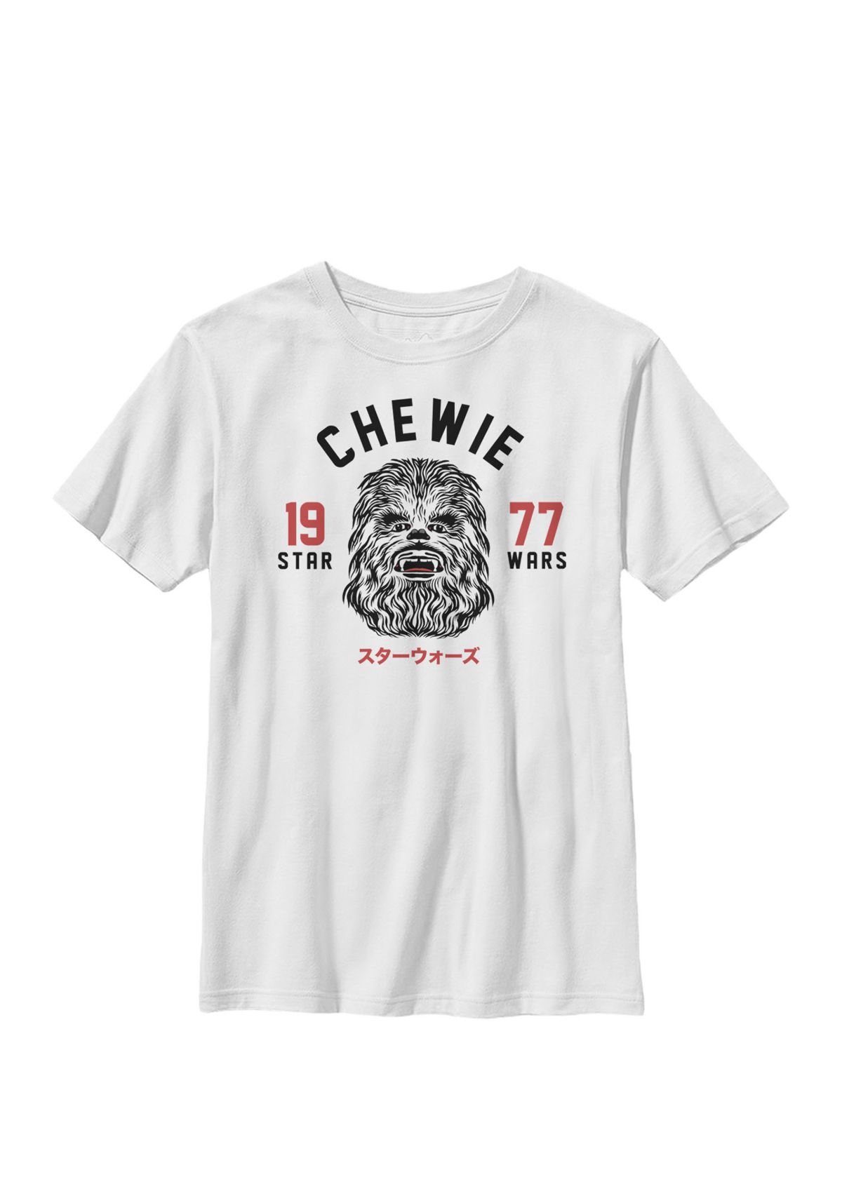 Boys 8-20 Retro Chewie Face Crew Graphic T-Shirt