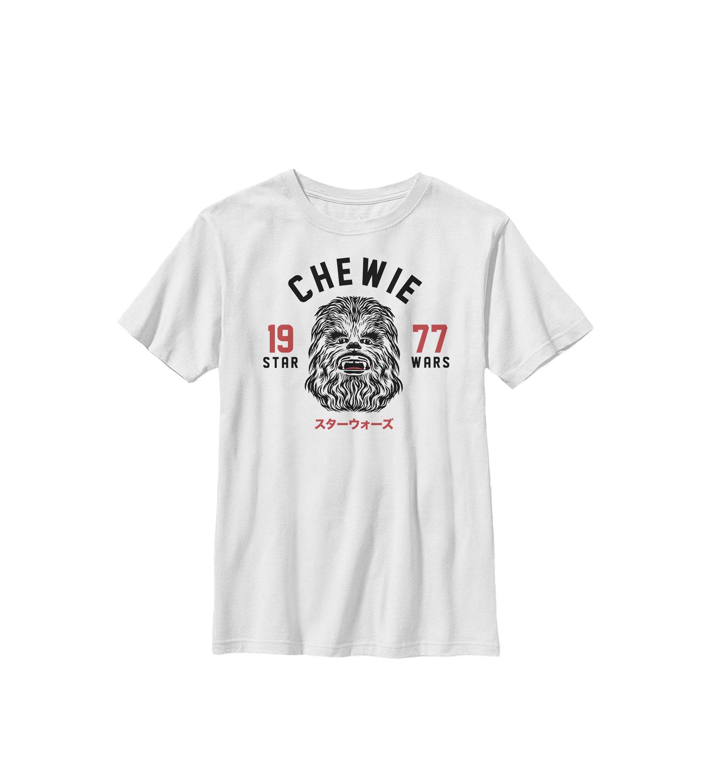Boys 8-20 Retro Chewie Face Crew Graphic T-Shirt