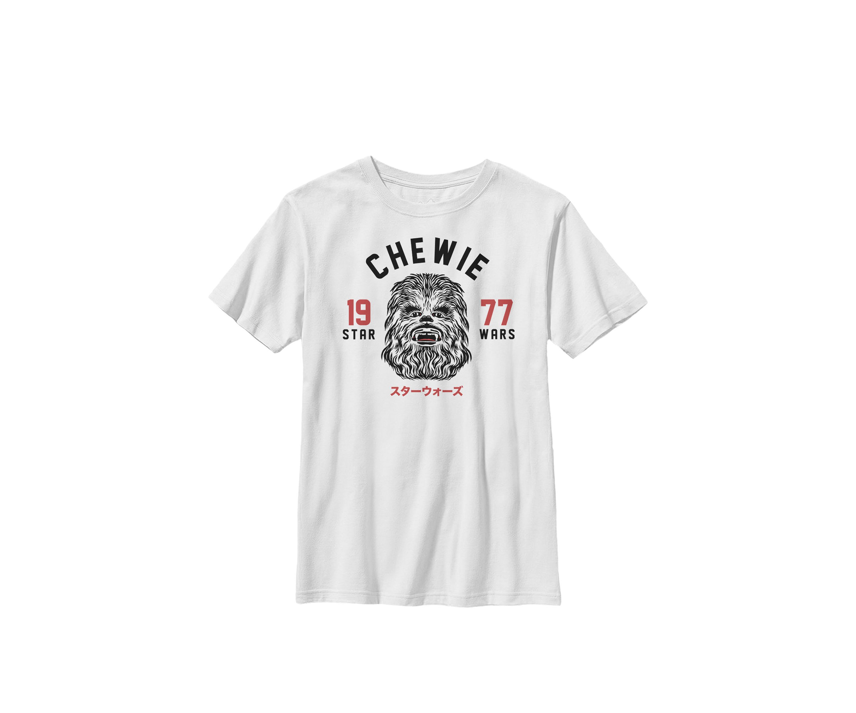 Boys 8-20 Retro Chewie Face Crew Graphic T-Shirt