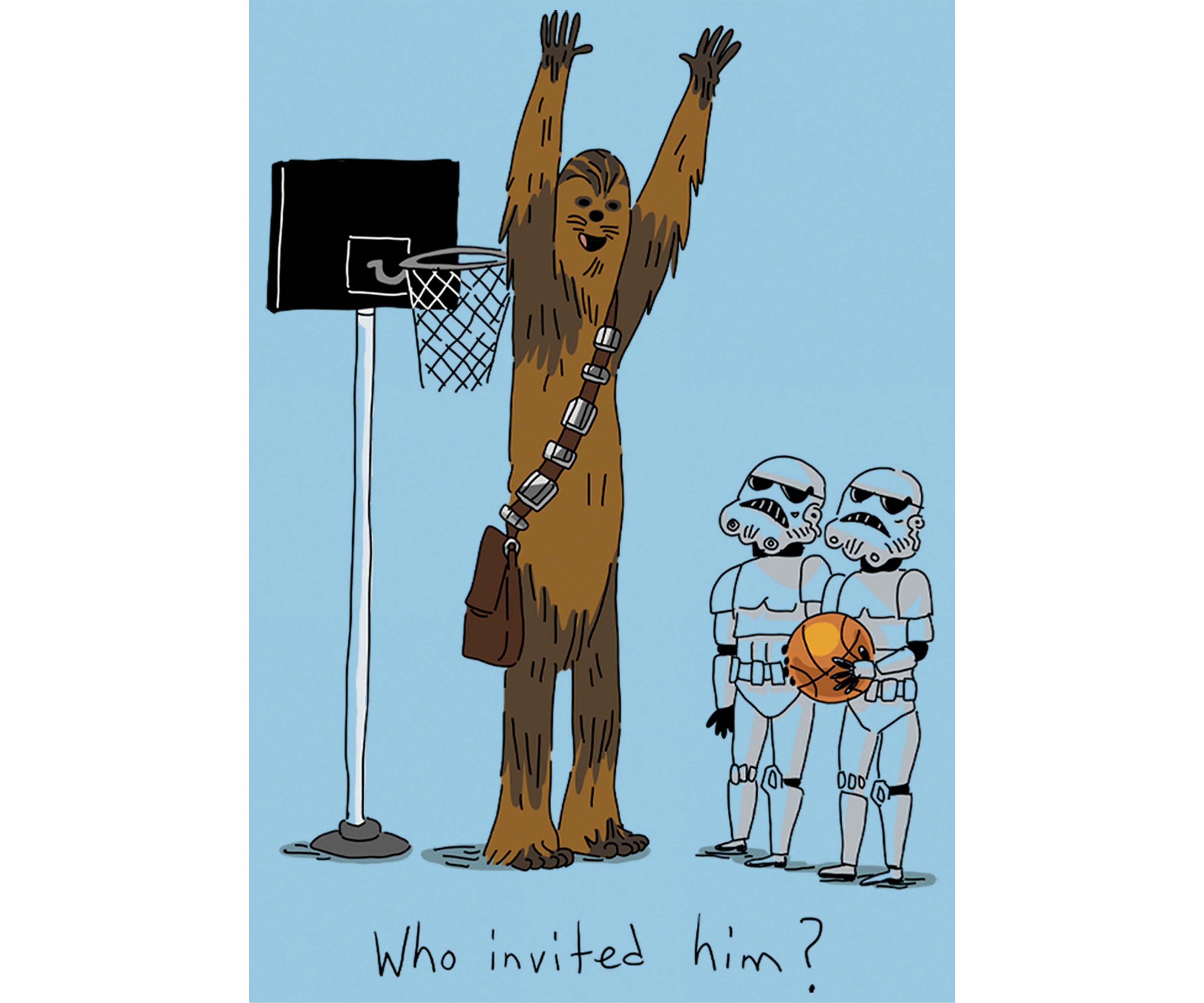 Boys 4-7 Chewie Basketball Graphic Top