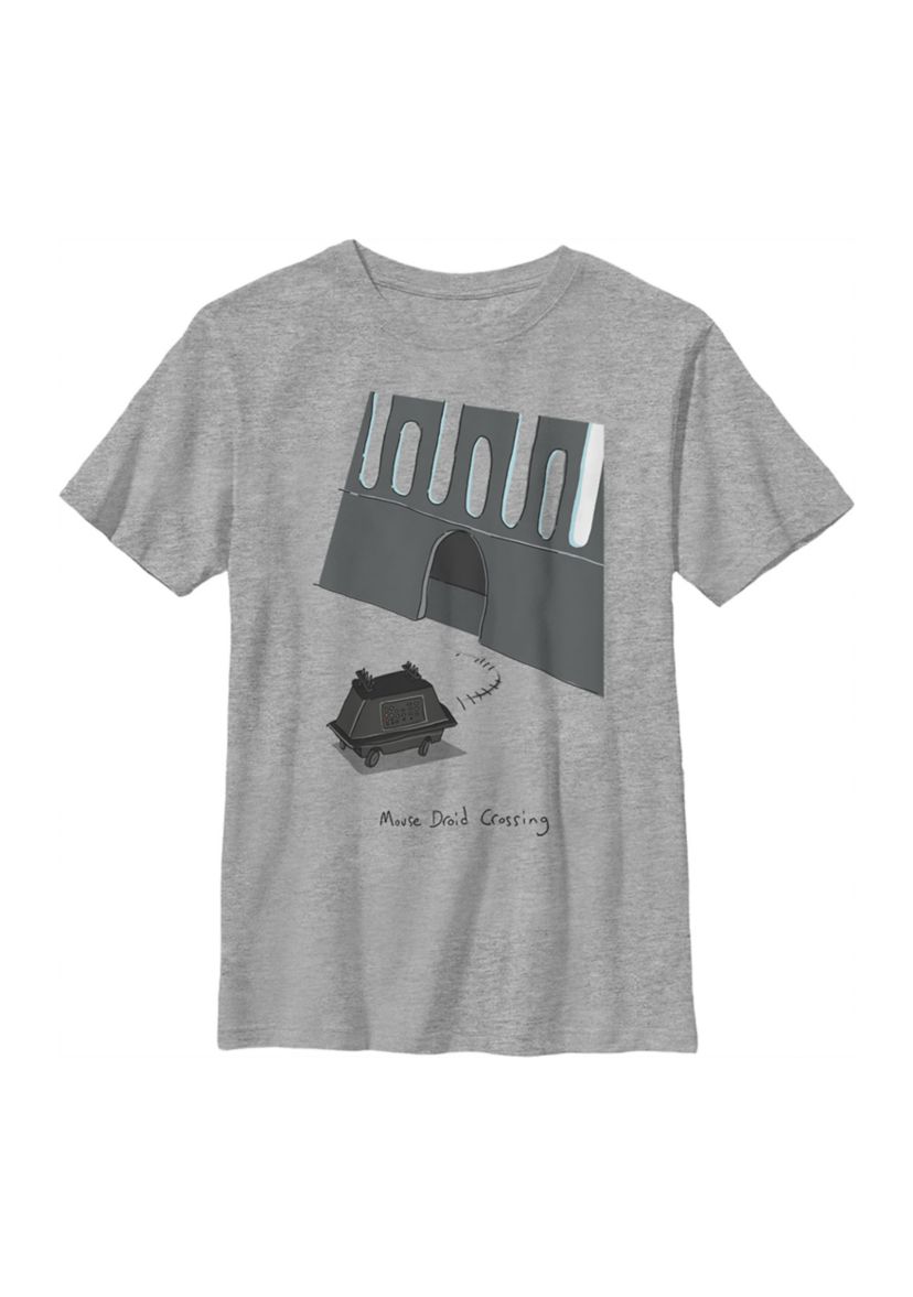 Boys 4-7  Mouse Droid Crossing Graphic Top