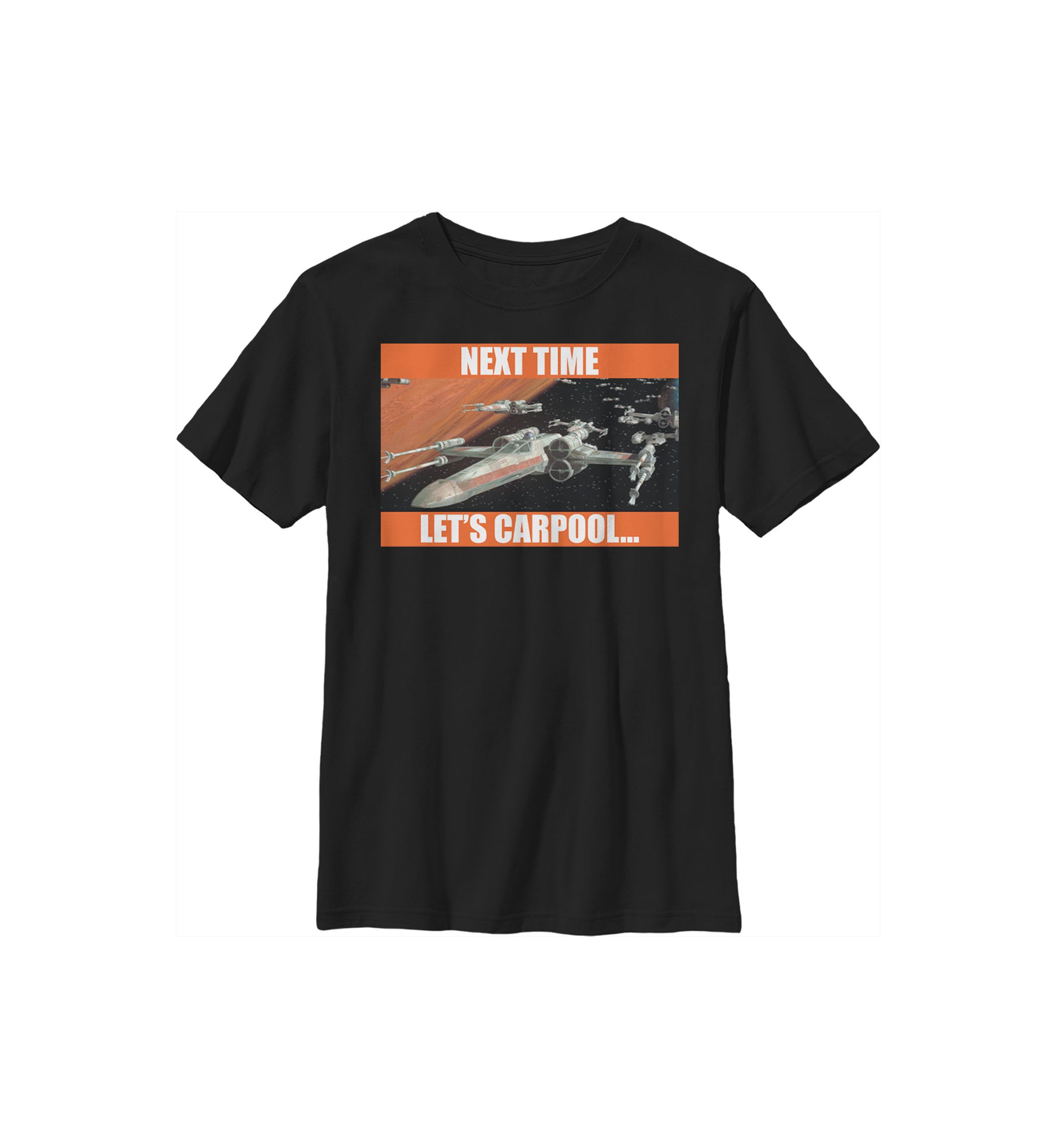 Boys 4-7  Next Time Lets Carpool Graphic Top