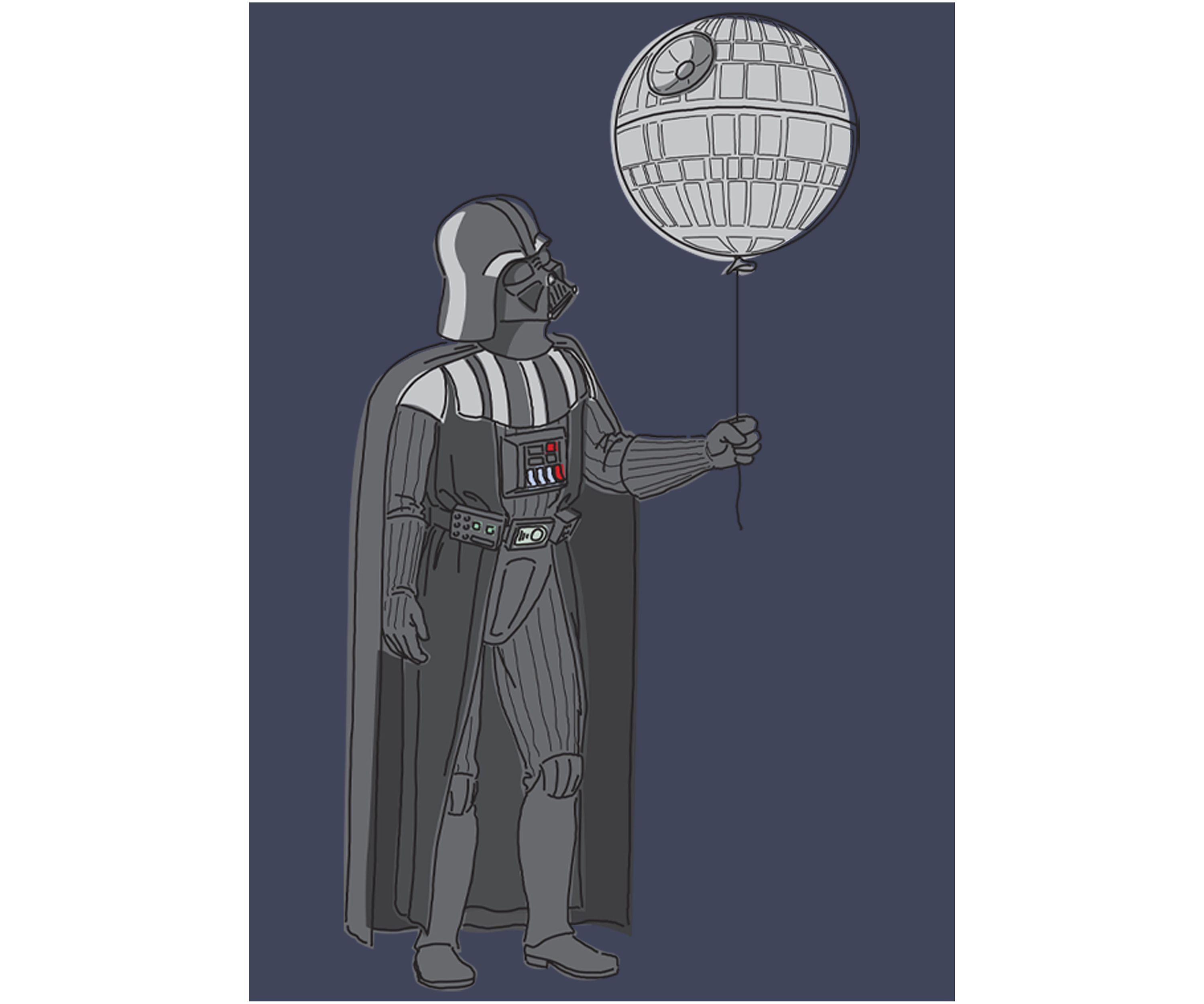 Boys 4-7  Death Balloon Graphic Top