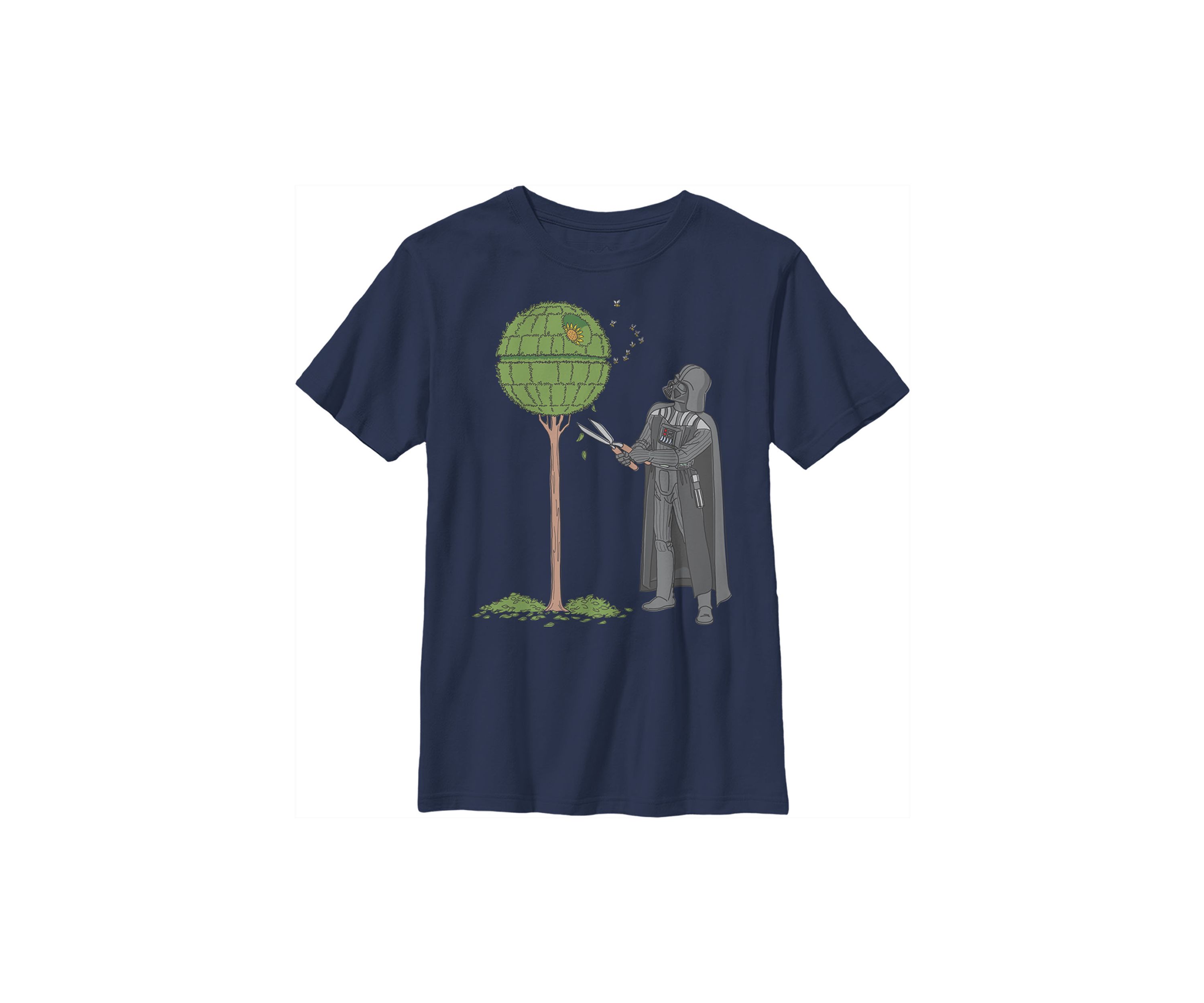Boys 4-7  Death Star Bush Graphic Top