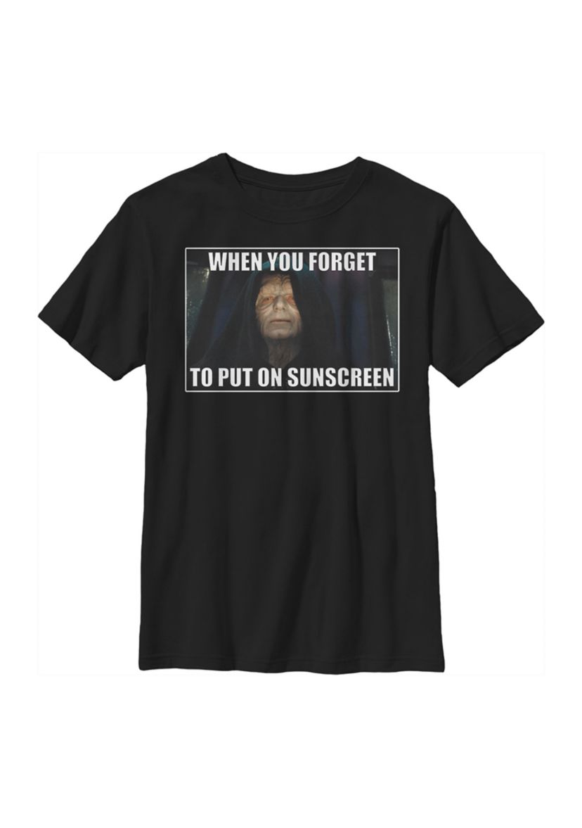 Boys 4-7  Forget To Put On Sunscreen Graphic Top
