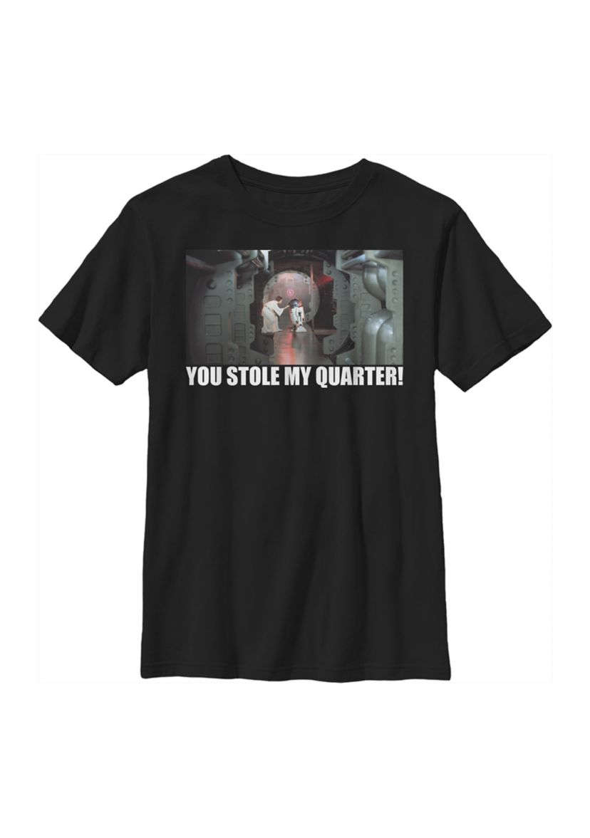 Boys 4-7  Quarter Stealer Graphic Top