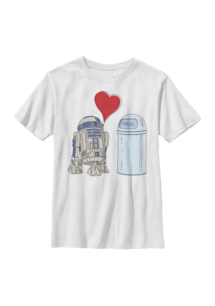 Boys 4-7  R2 Trash Graphic Top