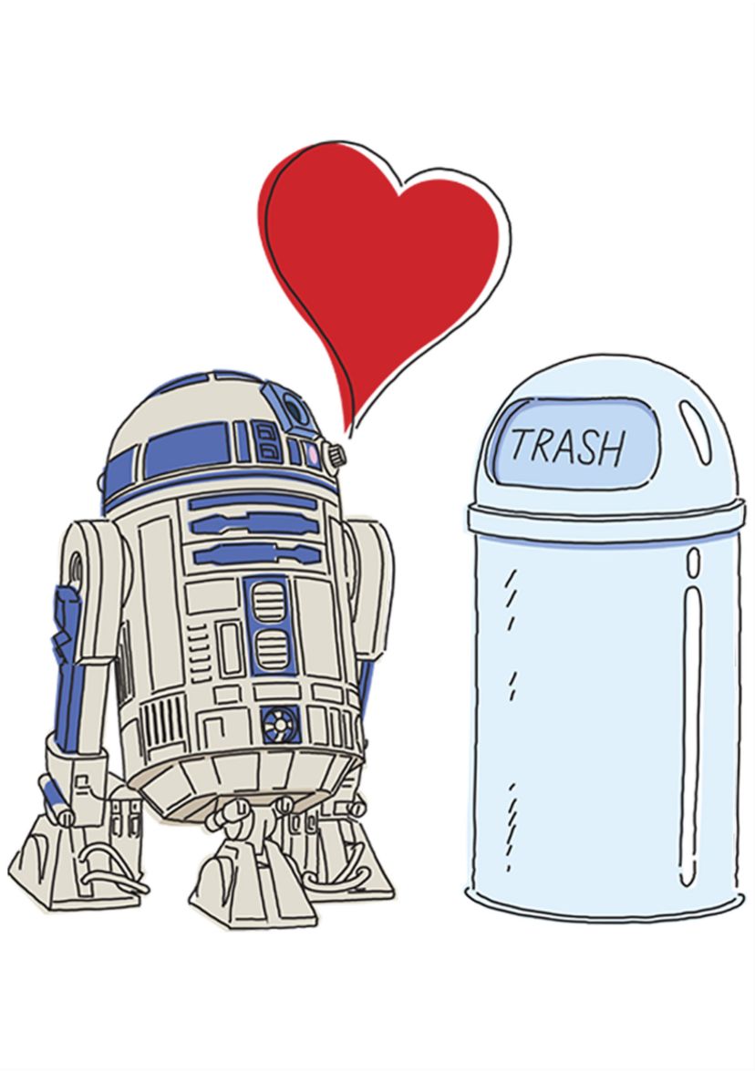 Boys 4-7  R2 Trash Graphic Top