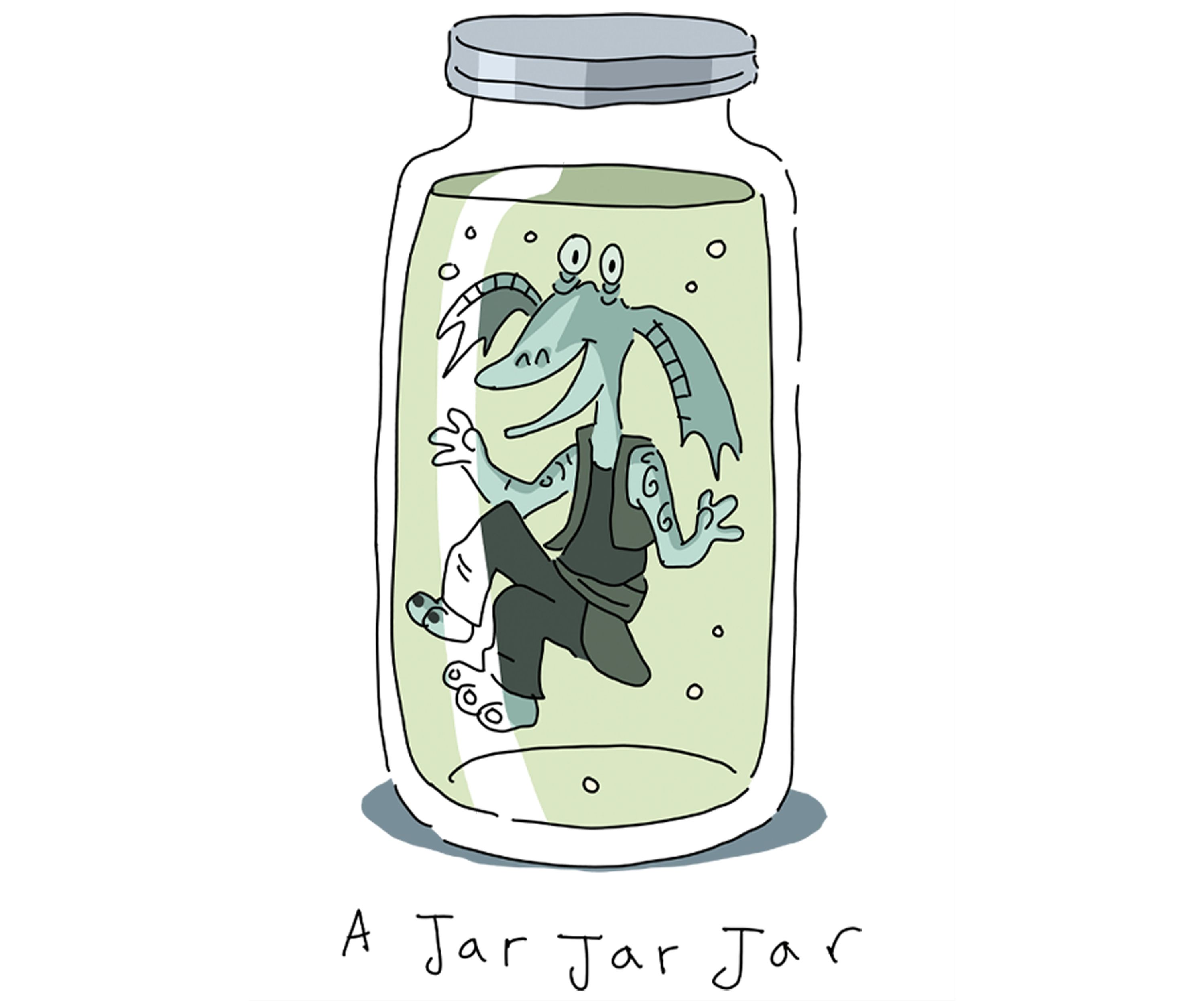 Boys 4-7  Jar Jar Jar Graphic Top