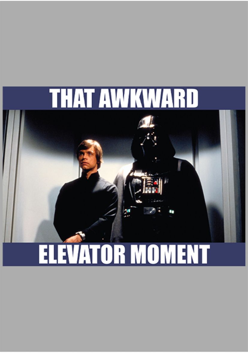 Boys 4-7  Awkward Elevator Moment Graphic Top