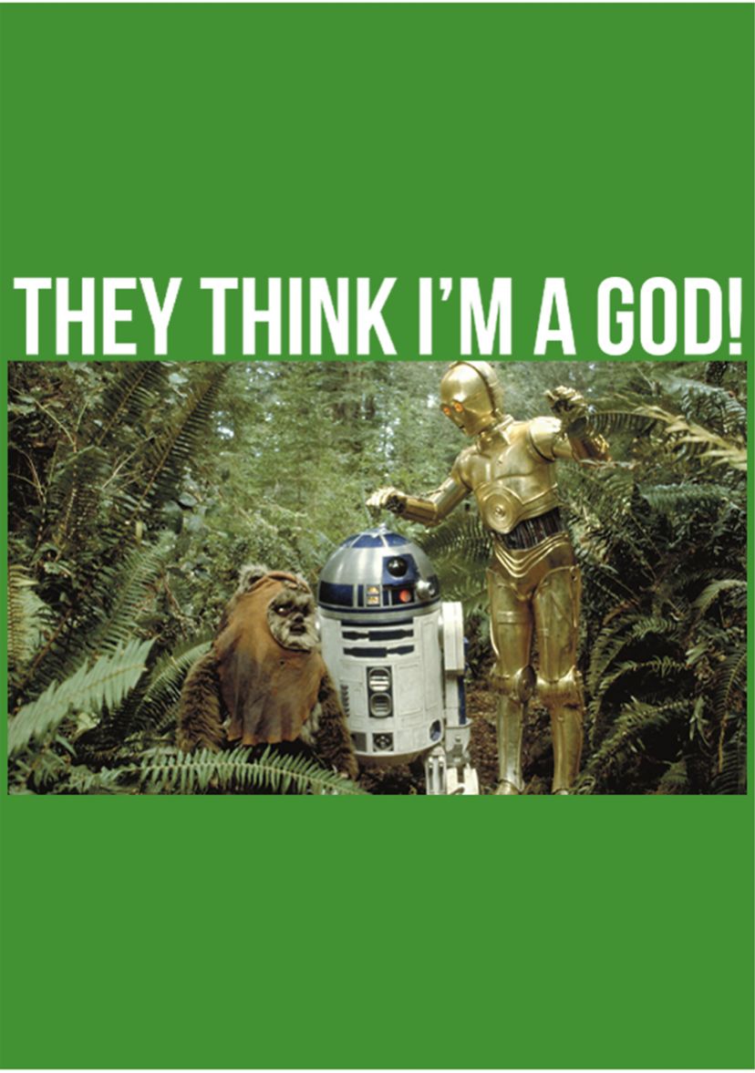 Boys 4-7  C3PO God Graphic Top