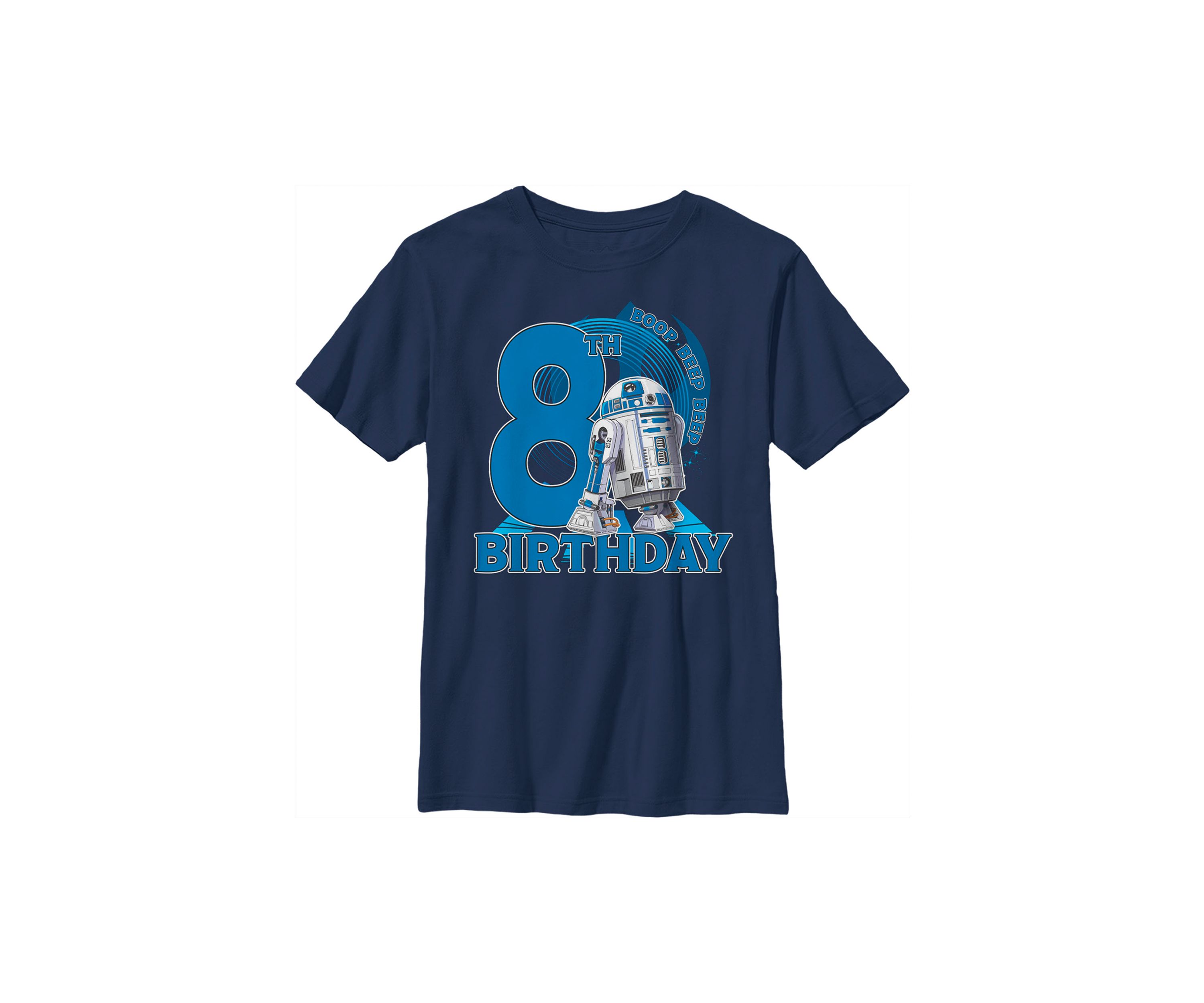Boys 4-7  8th Birthday With R2D2 Graphic Top