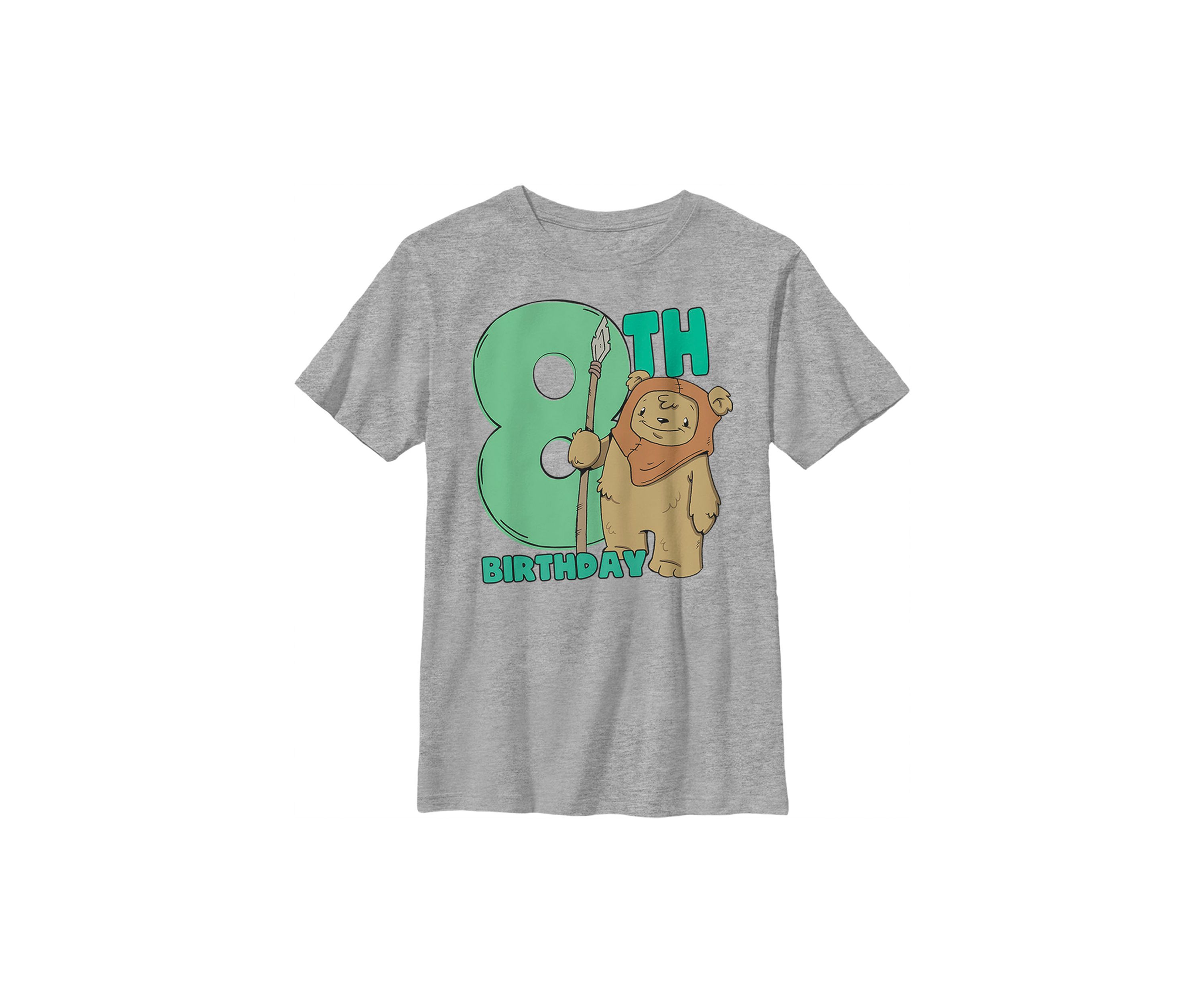 Boys 4-7  Cute Ewok Eight Graphic Top
