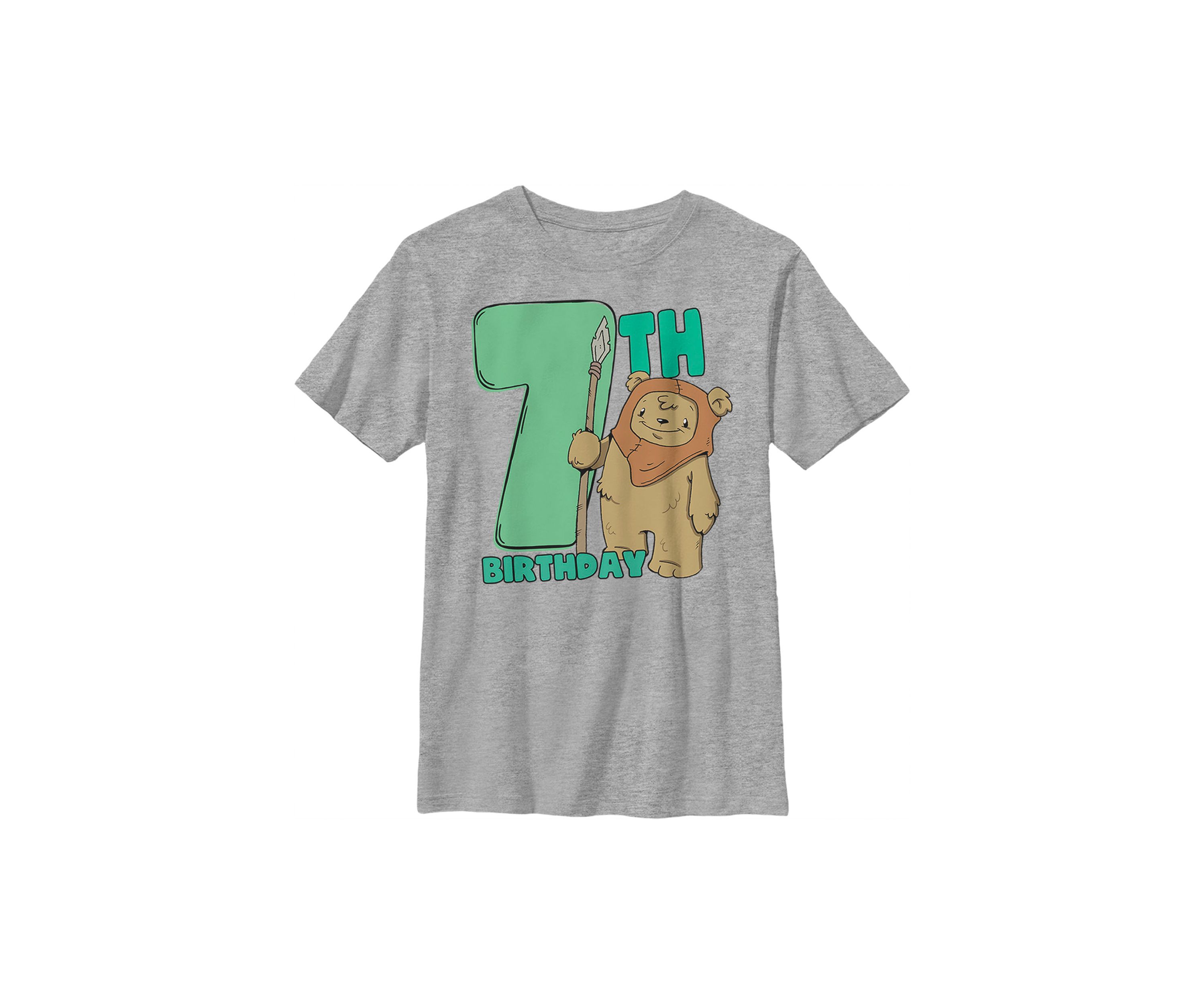 Boys 4-7  Cute Ewok Seven Graphic Top