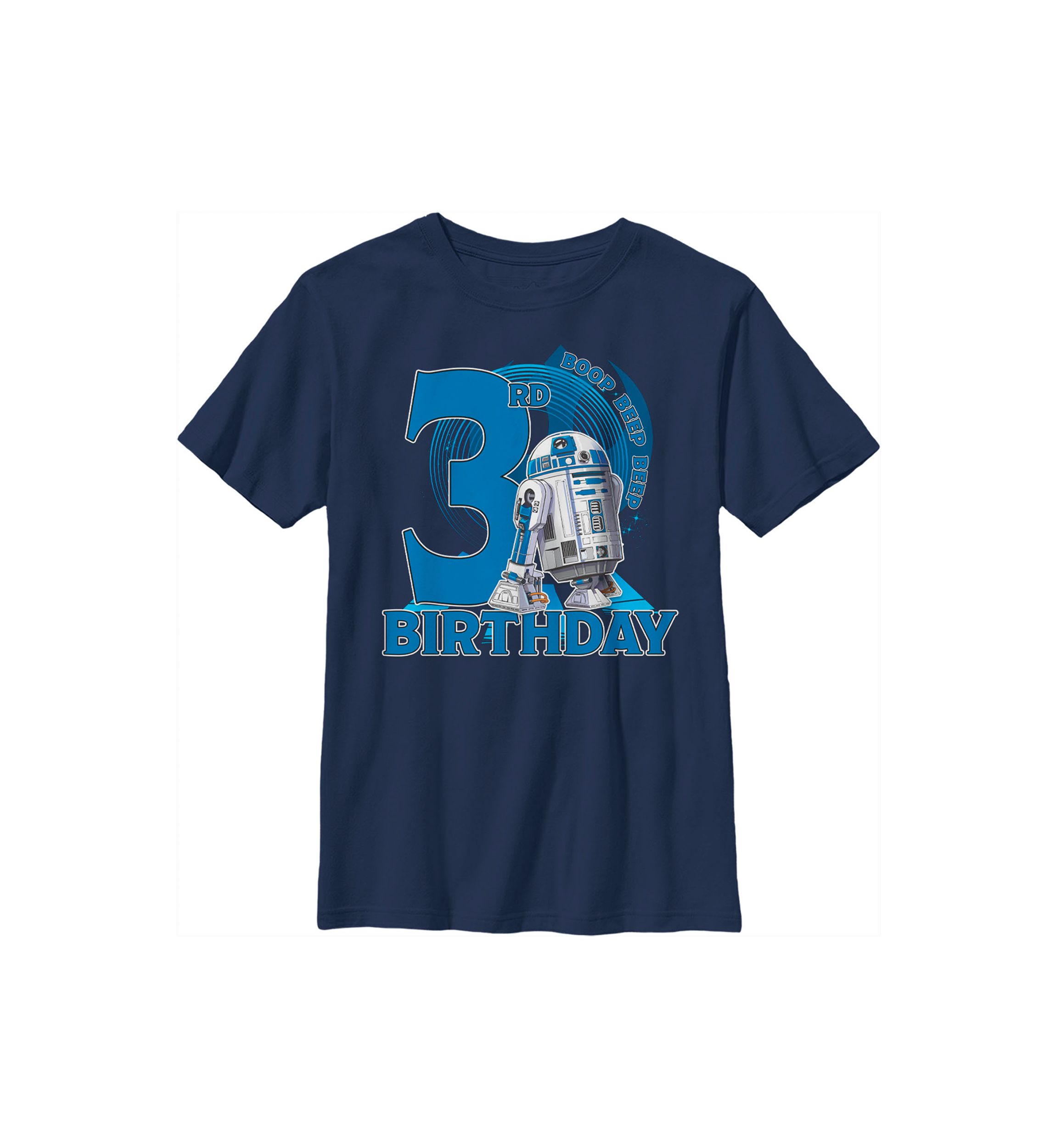Boys 4-7  3rd Birthday With R2D2 Graphic Top