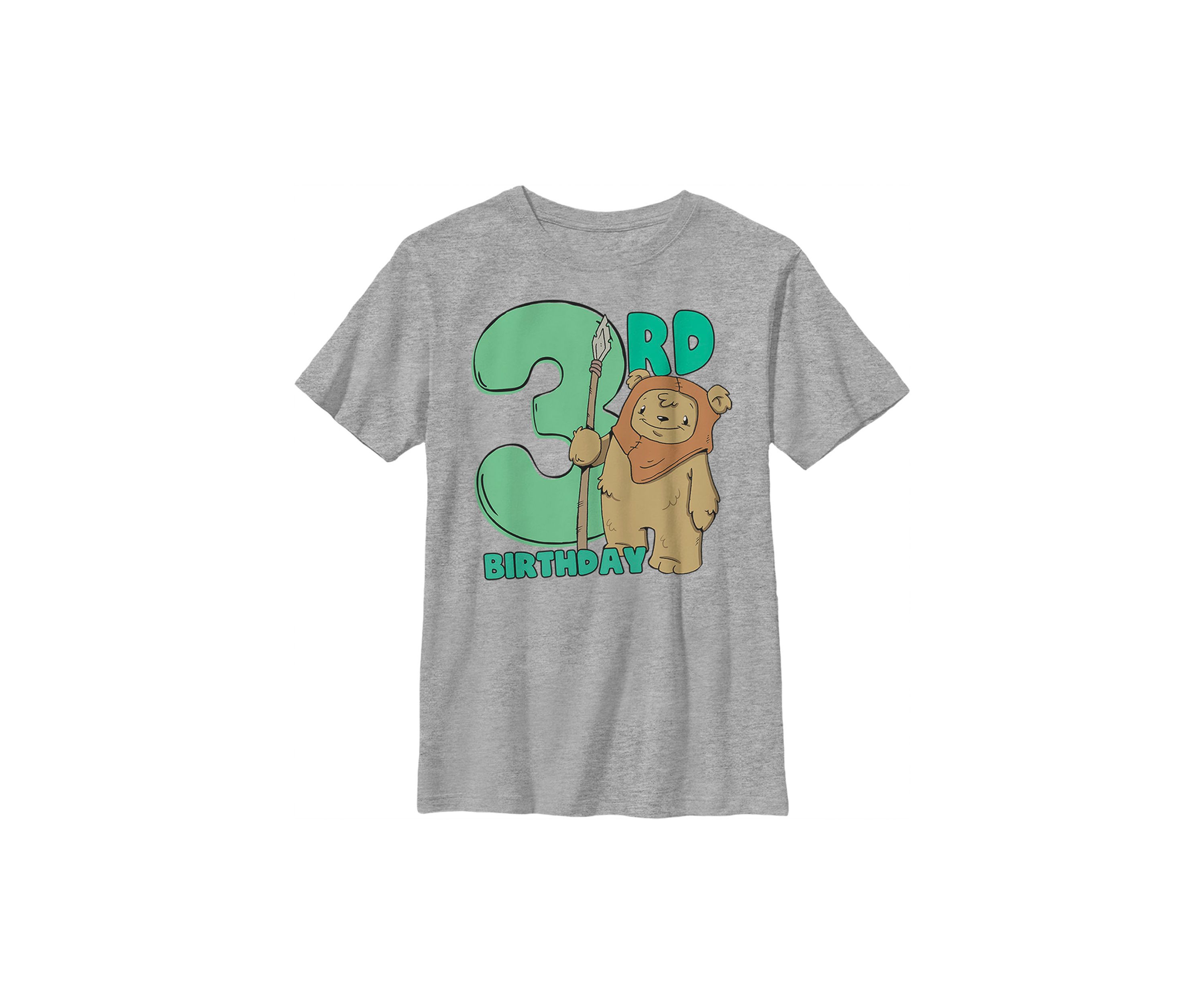 Boys 4-7  Cute Ewok Three Graphic Top