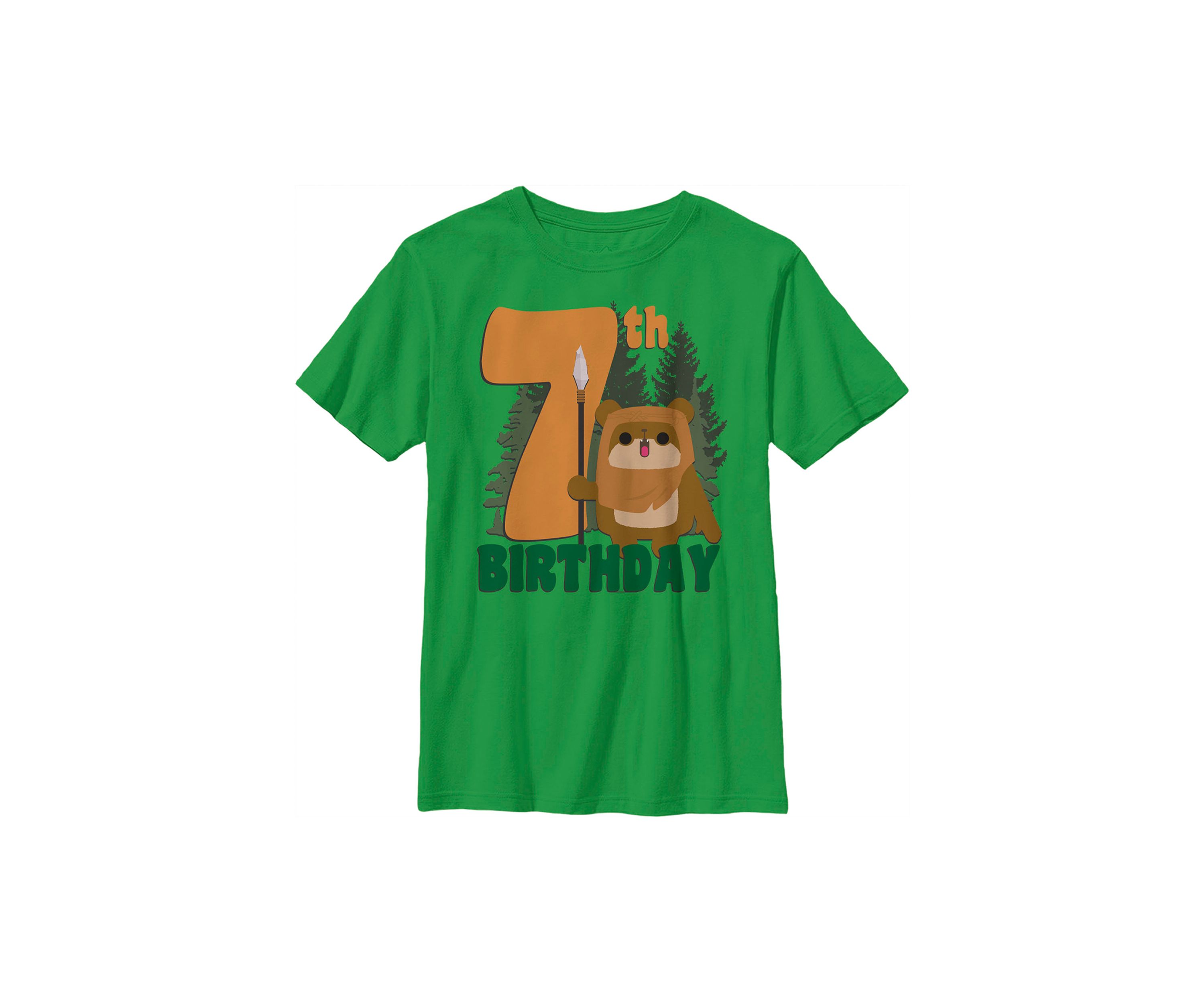 Boys 4-7  7th Ewok Birthday Graphic Top