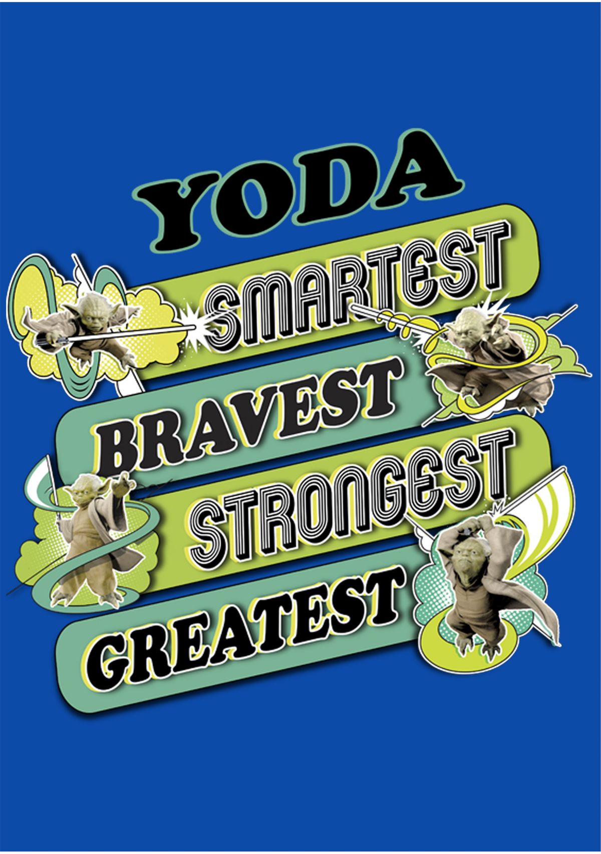 Boys 4-7  Yoda This Jumble Graphic Top