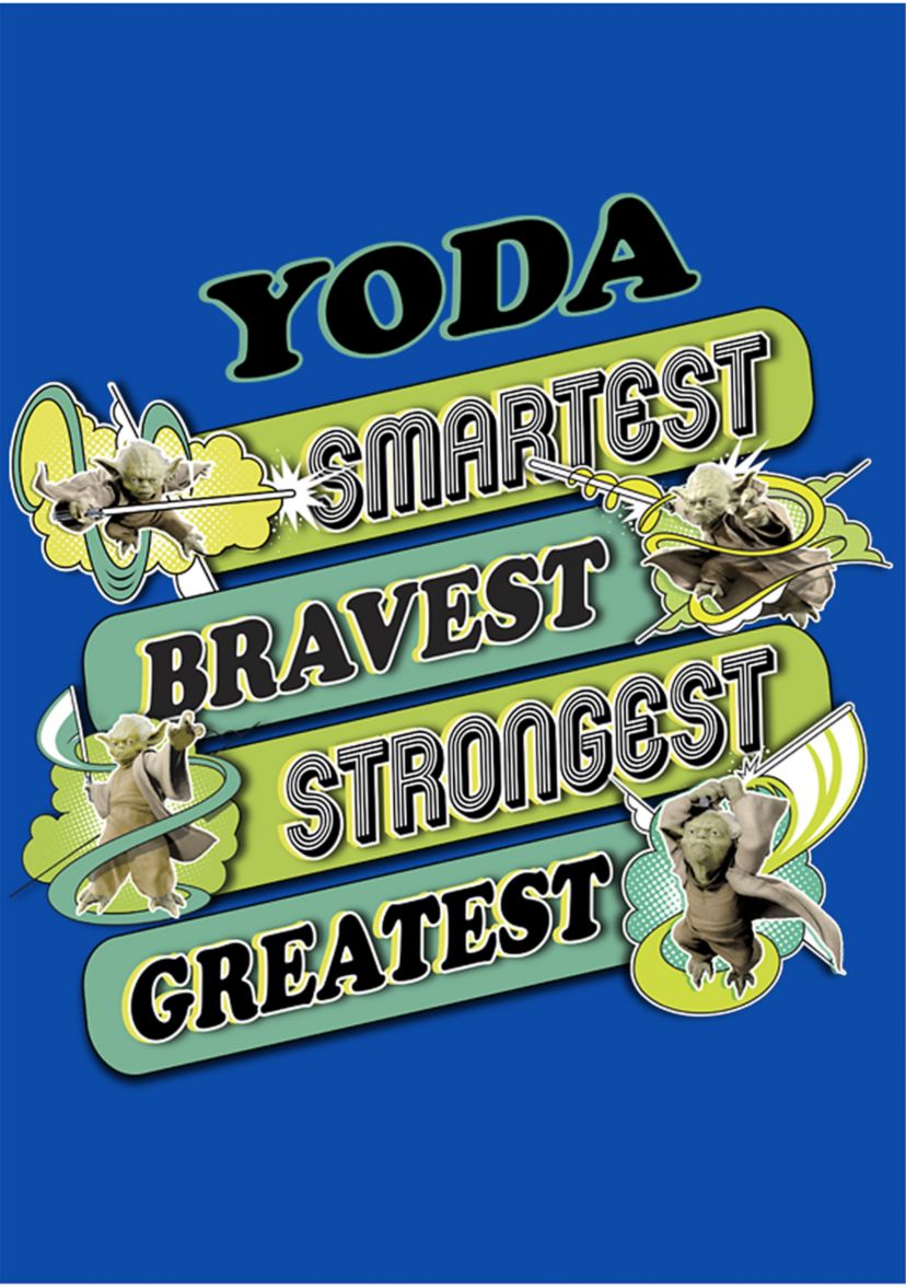 Boys 4-7  Yoda This Jumble Graphic Top