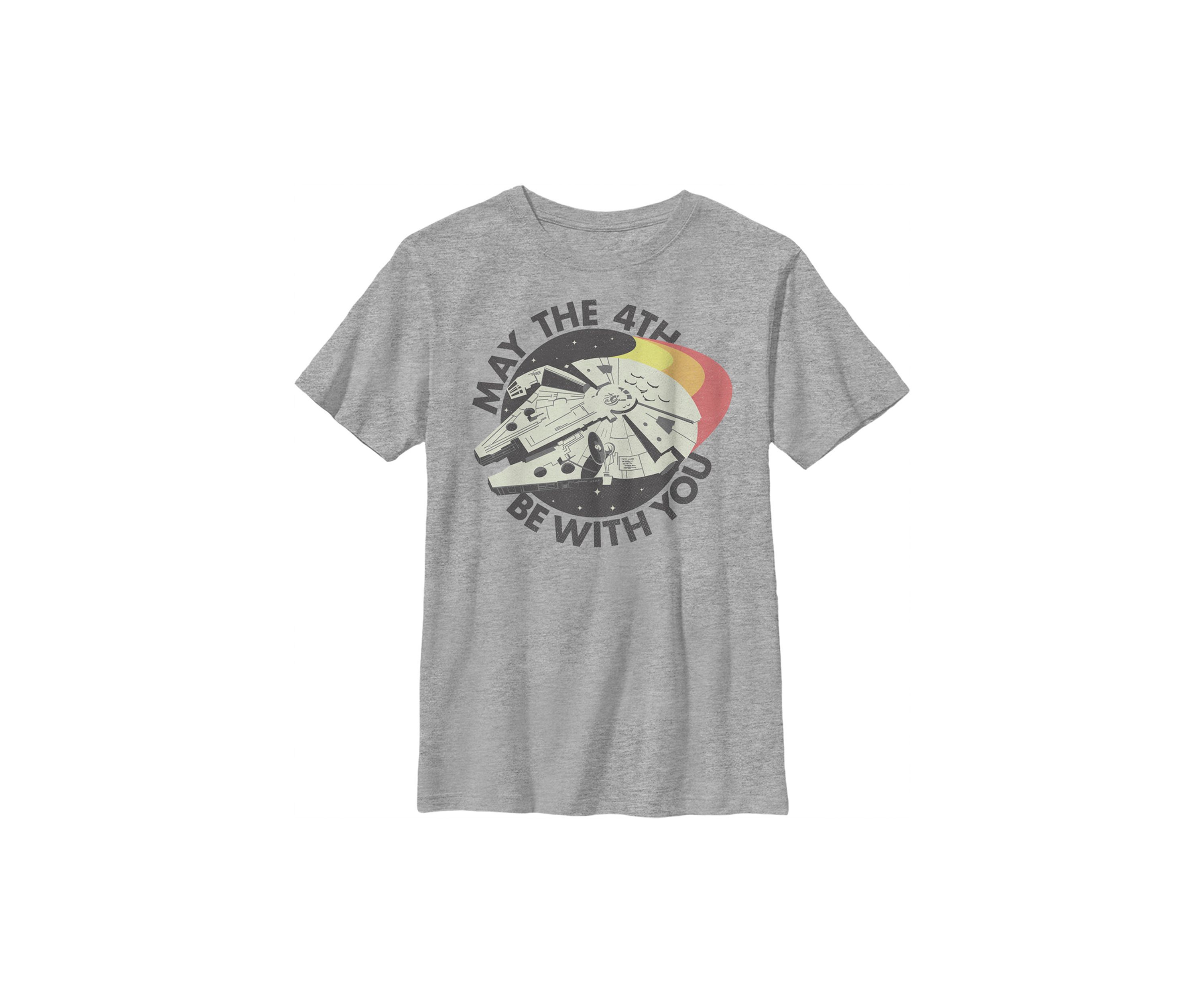 Boys 4-7  Retro May Falcon Graphic Top