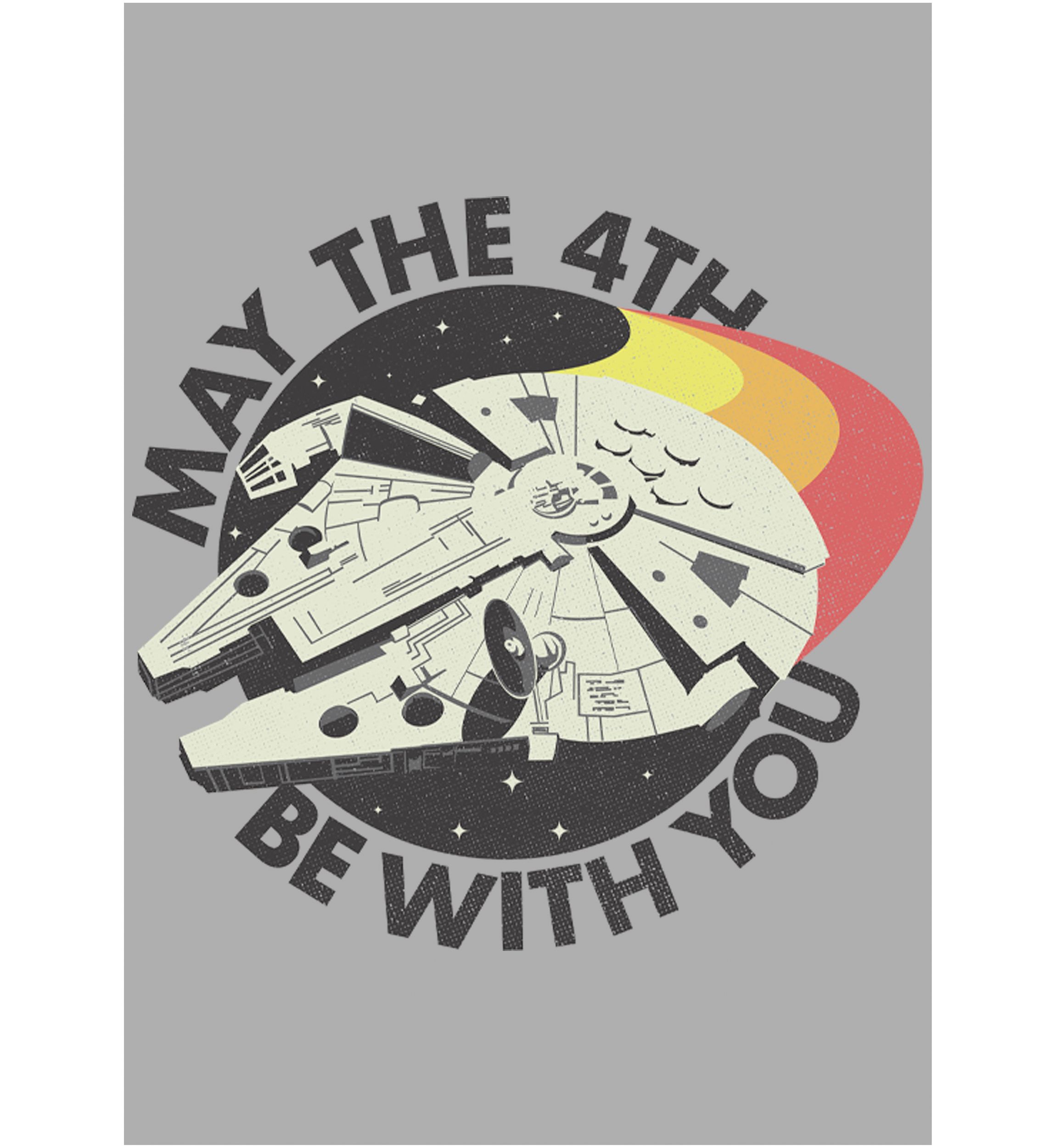 Boys 4-7  Retro May Falcon Graphic Top
