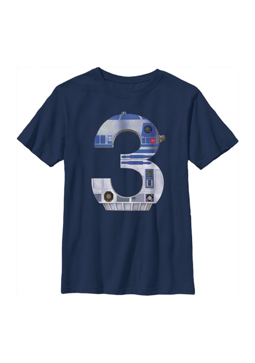 Boys 4-7  Metal Three Graphic Top