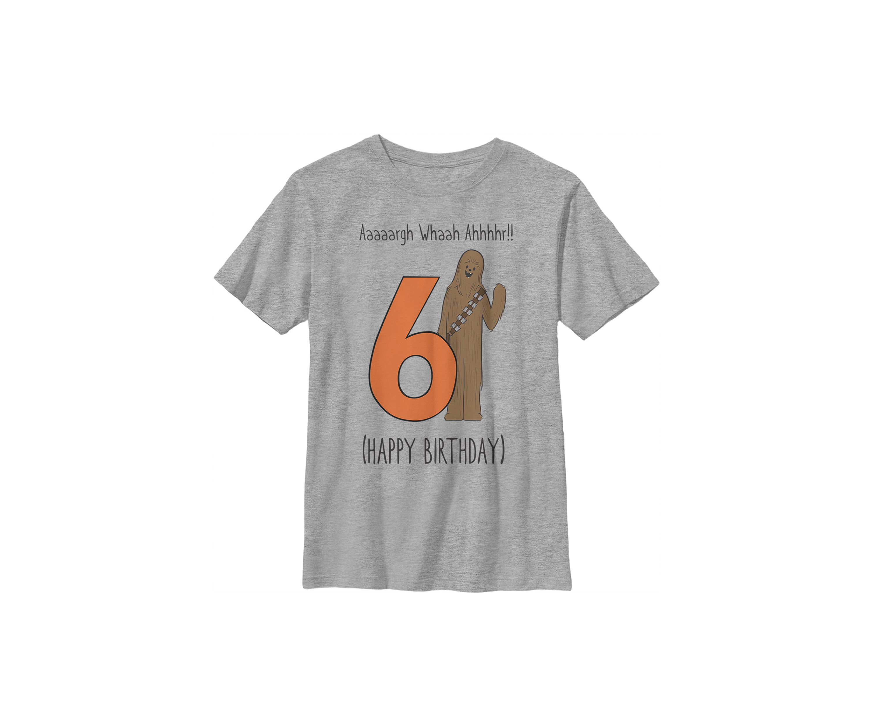 Boys 4-7  Whaah Birthday Graphic Top