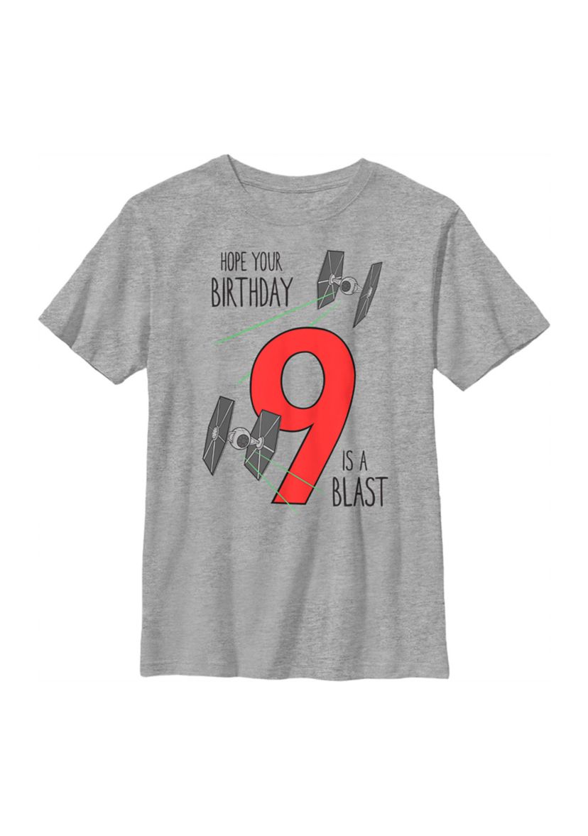 Boys 4-7  Blast Birthday Graphic Top