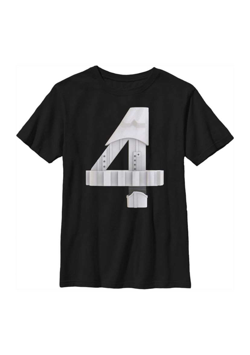 Boys 4-7  Trooper Four Graphic Top