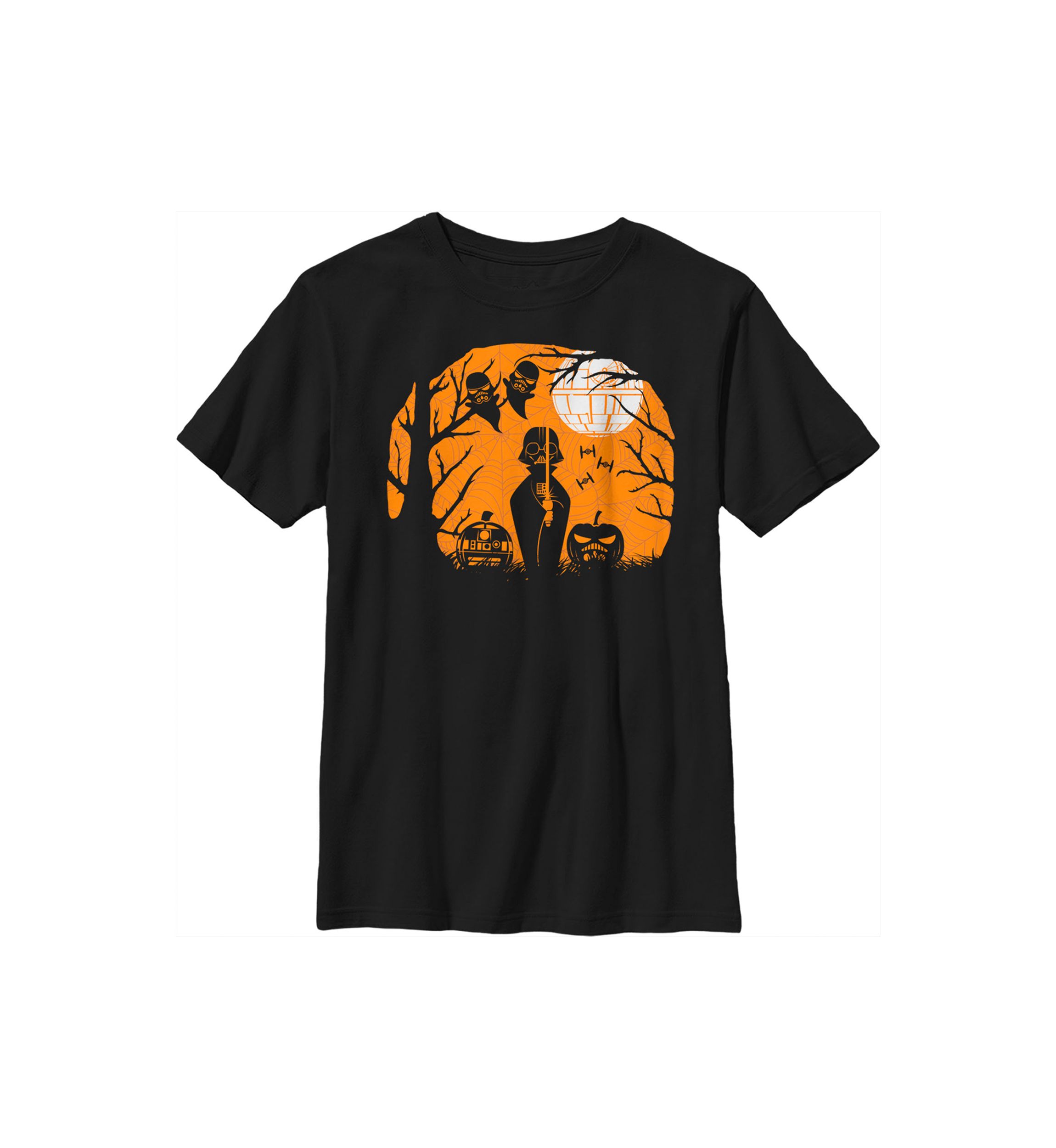 Boys 4-7  Darth Spooky Graphic Top