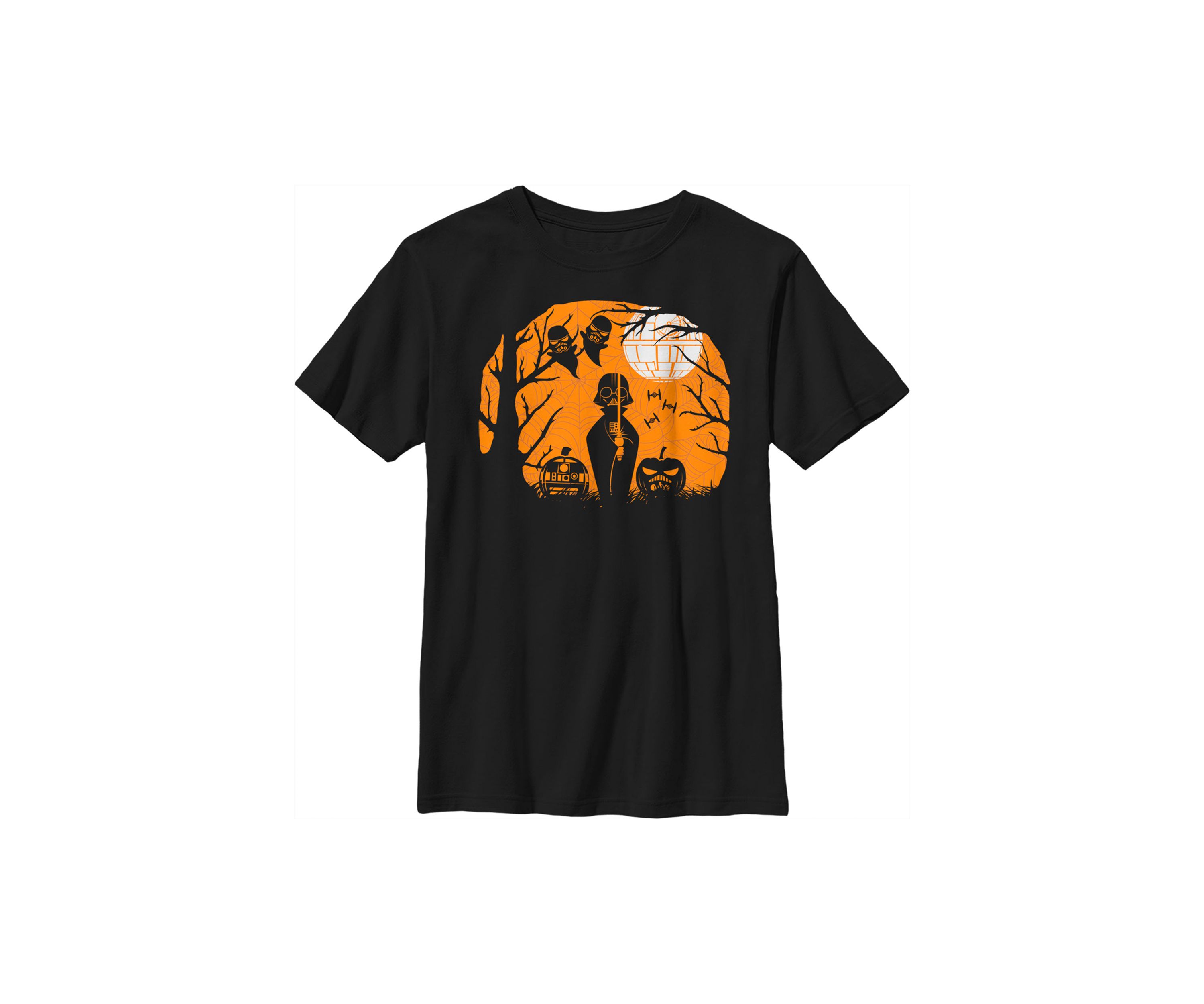 Boys 4-7  Darth Spooky Graphic Top
