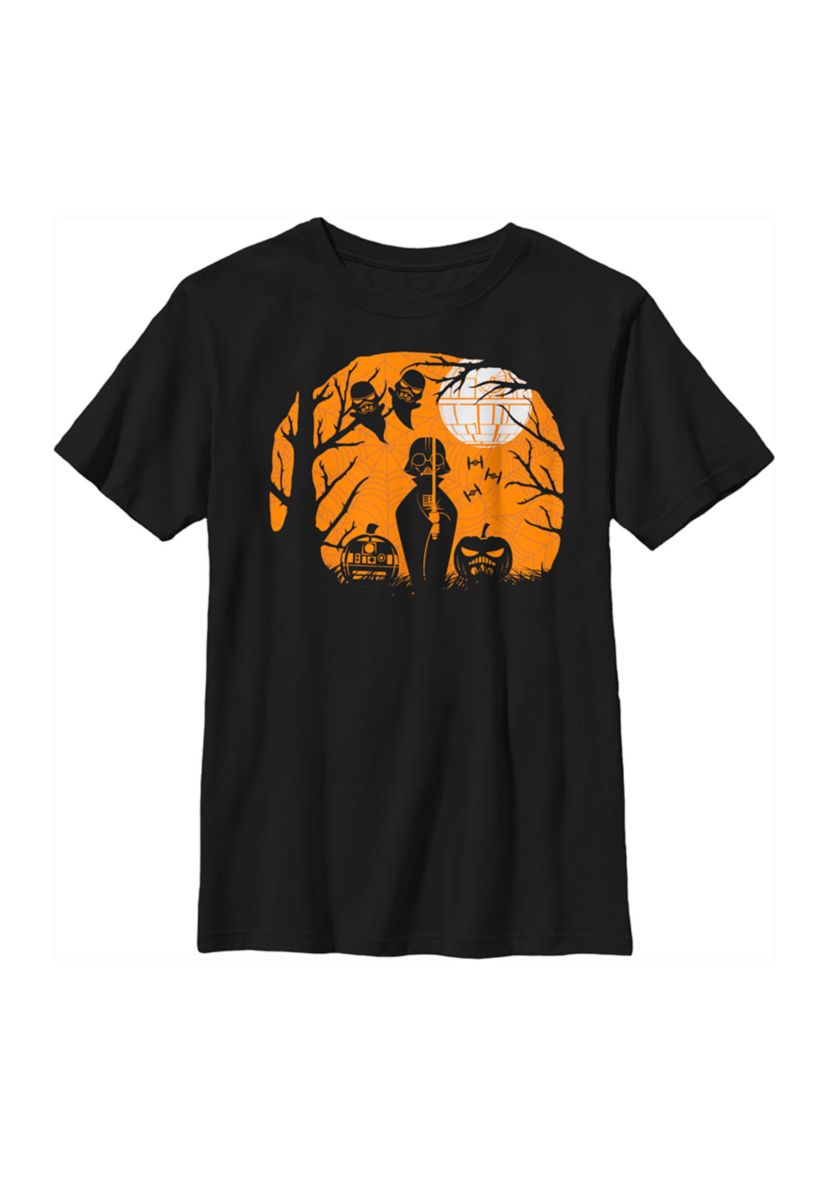 Boys 4-7  Darth Spooky Graphic Top