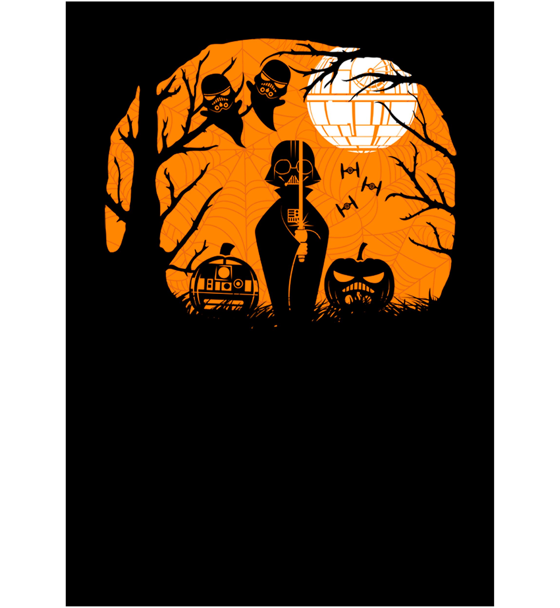 Boys 4-7  Darth Spooky Graphic Top