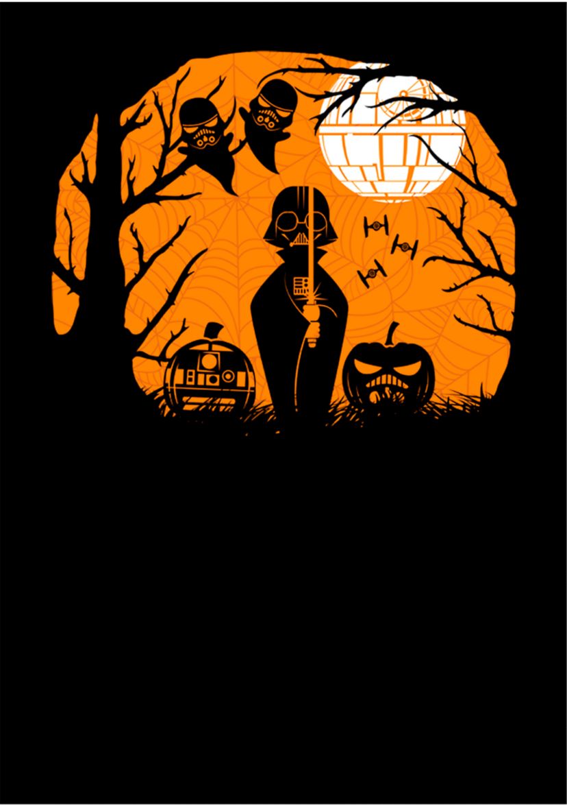 Boys 4-7  Darth Spooky Graphic Top